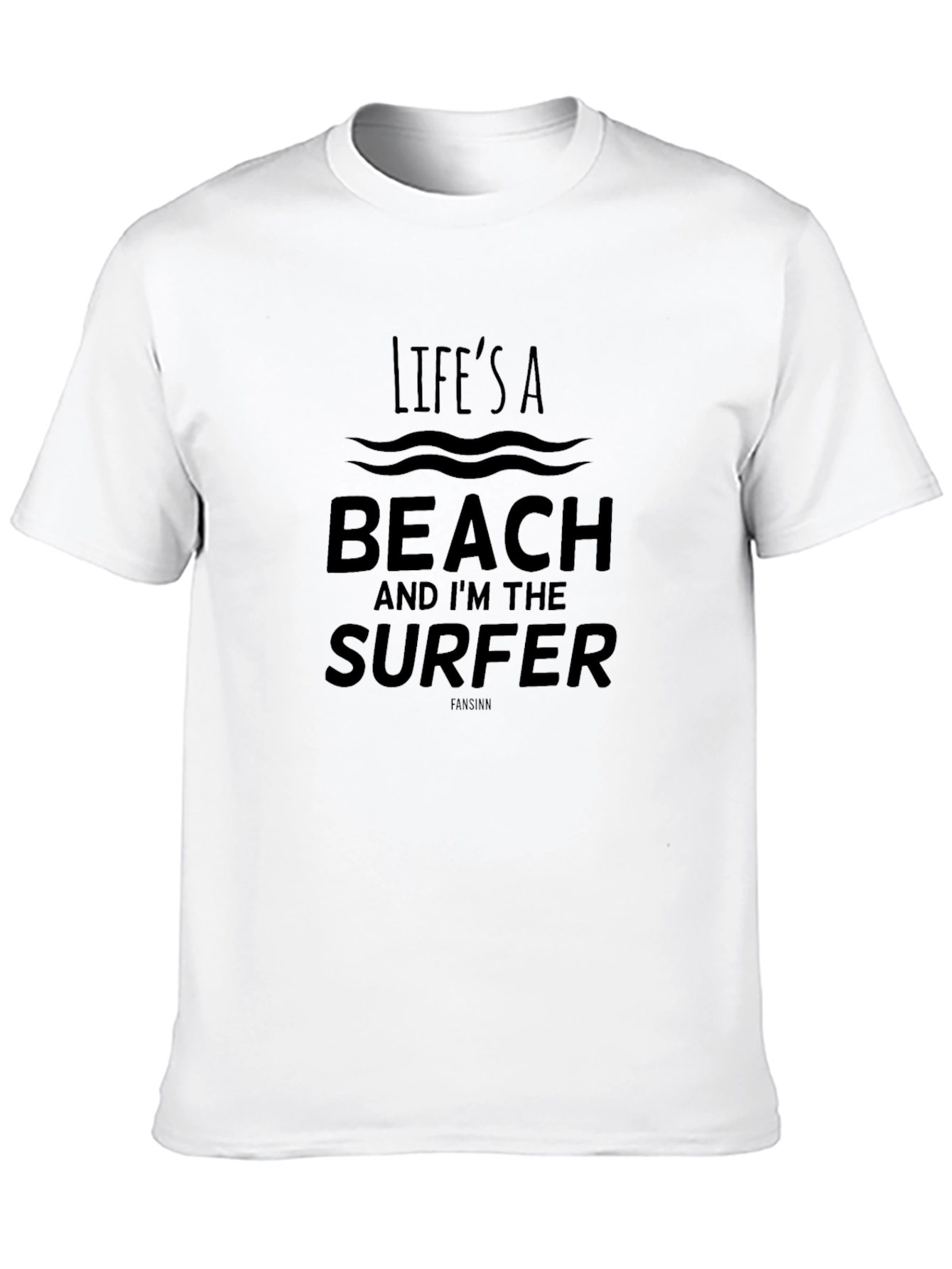 Lifes a Beach T-Shirt - Surfer Graphic Tee