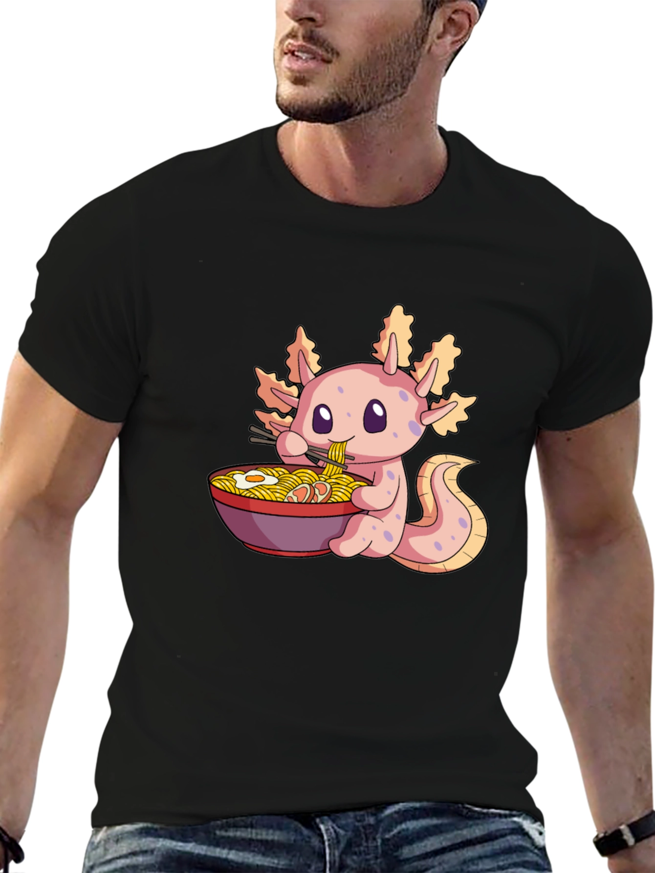 Axolotl Ramen T-Shirt - Cute & Unique Tee