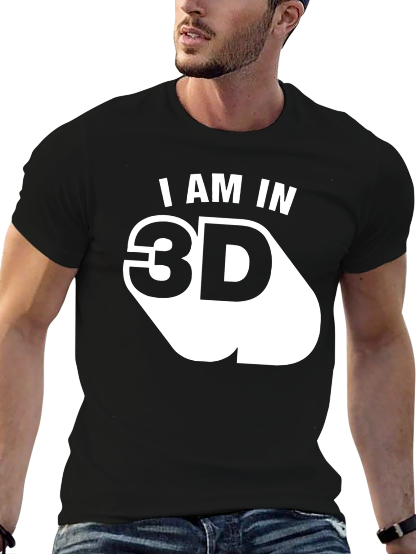 I am in 3D Graphic T-Shirt - Cool Design!