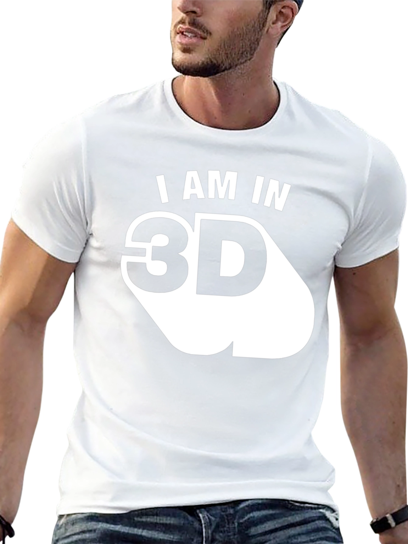 I am in 3D Graphic T-Shirt - Cool Design!