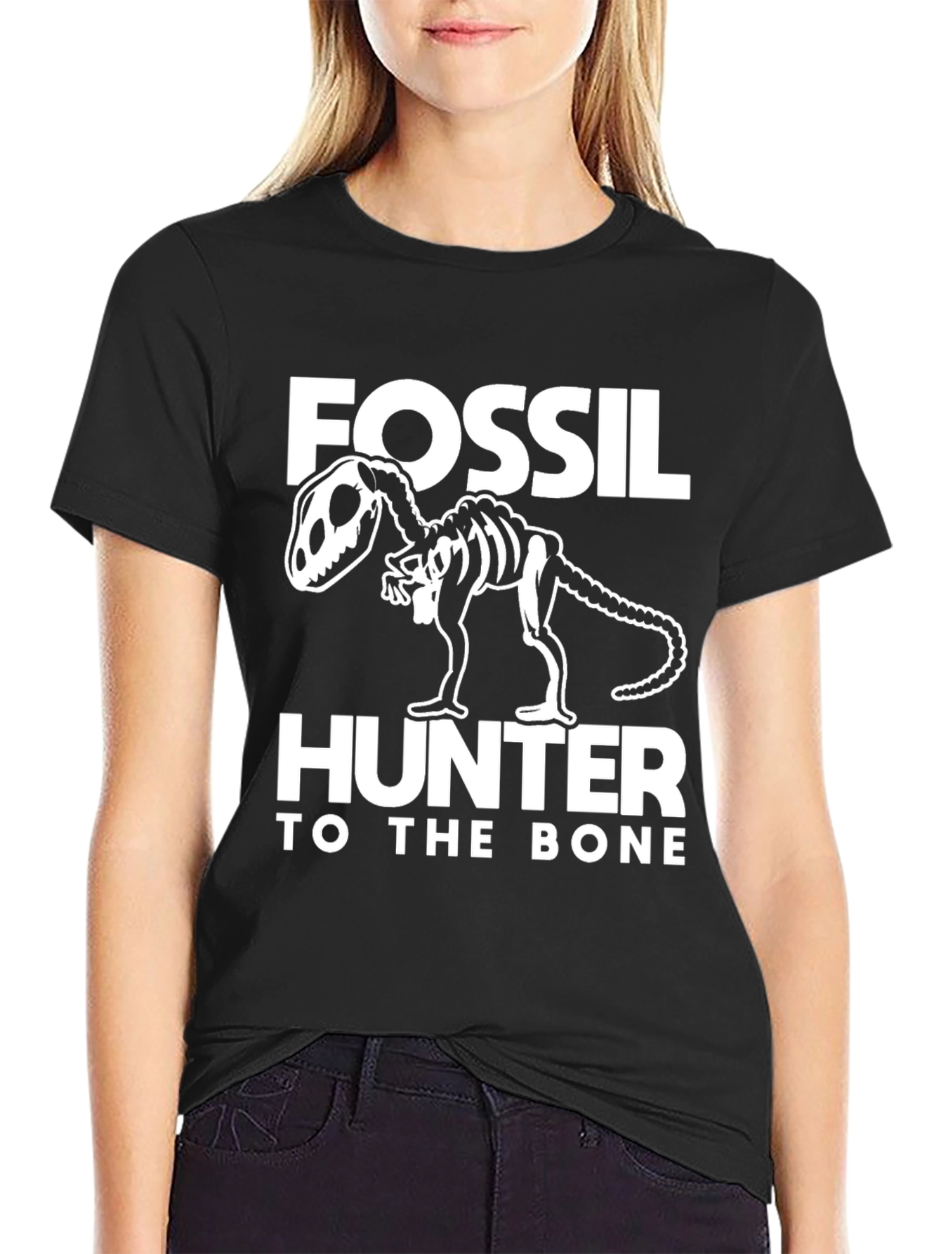 Fossil Hunter T-Rex Skeleton Graphic Tee