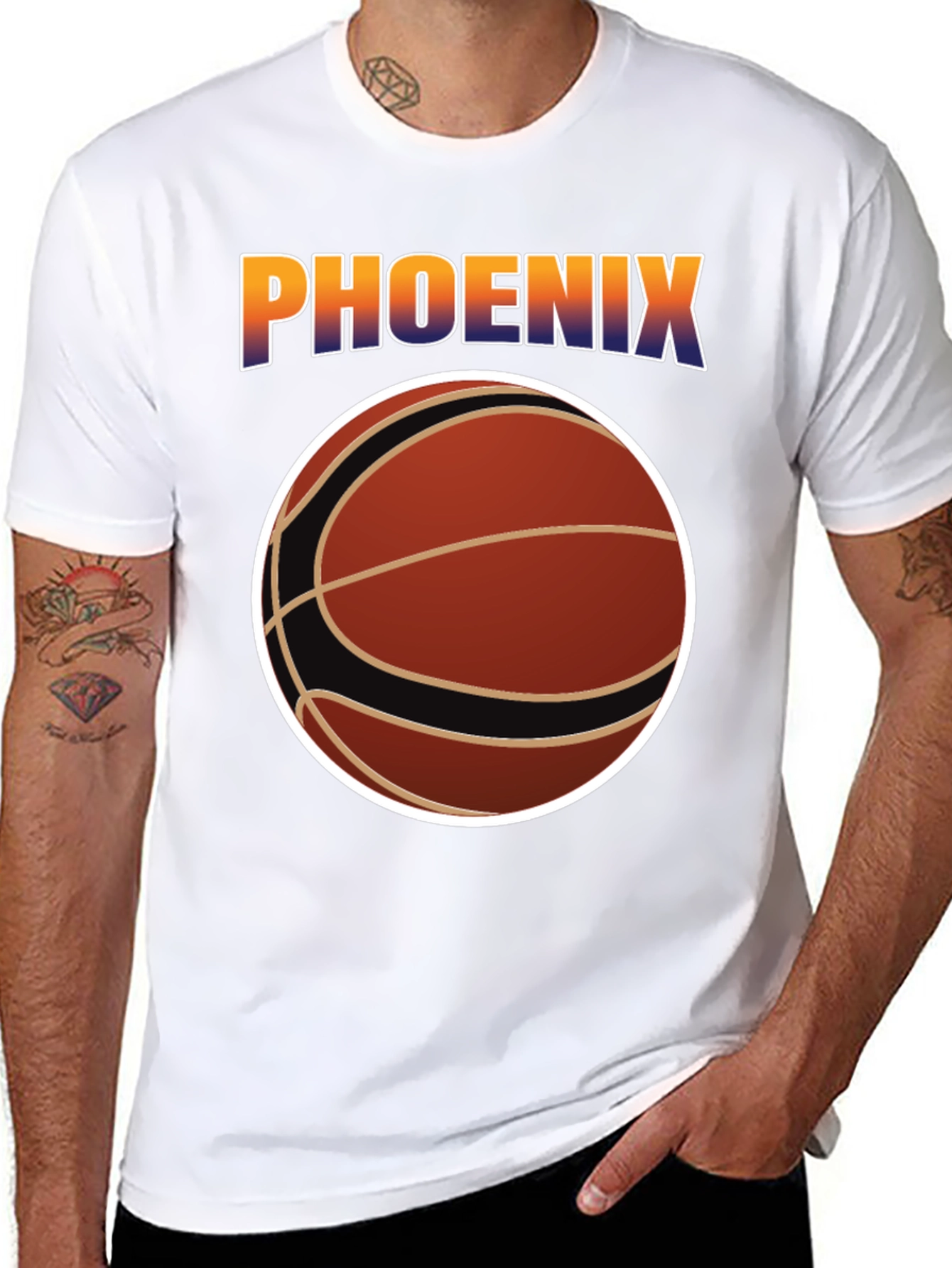 Phoenix Basketball T-Shirt - Sports Fan Apparel