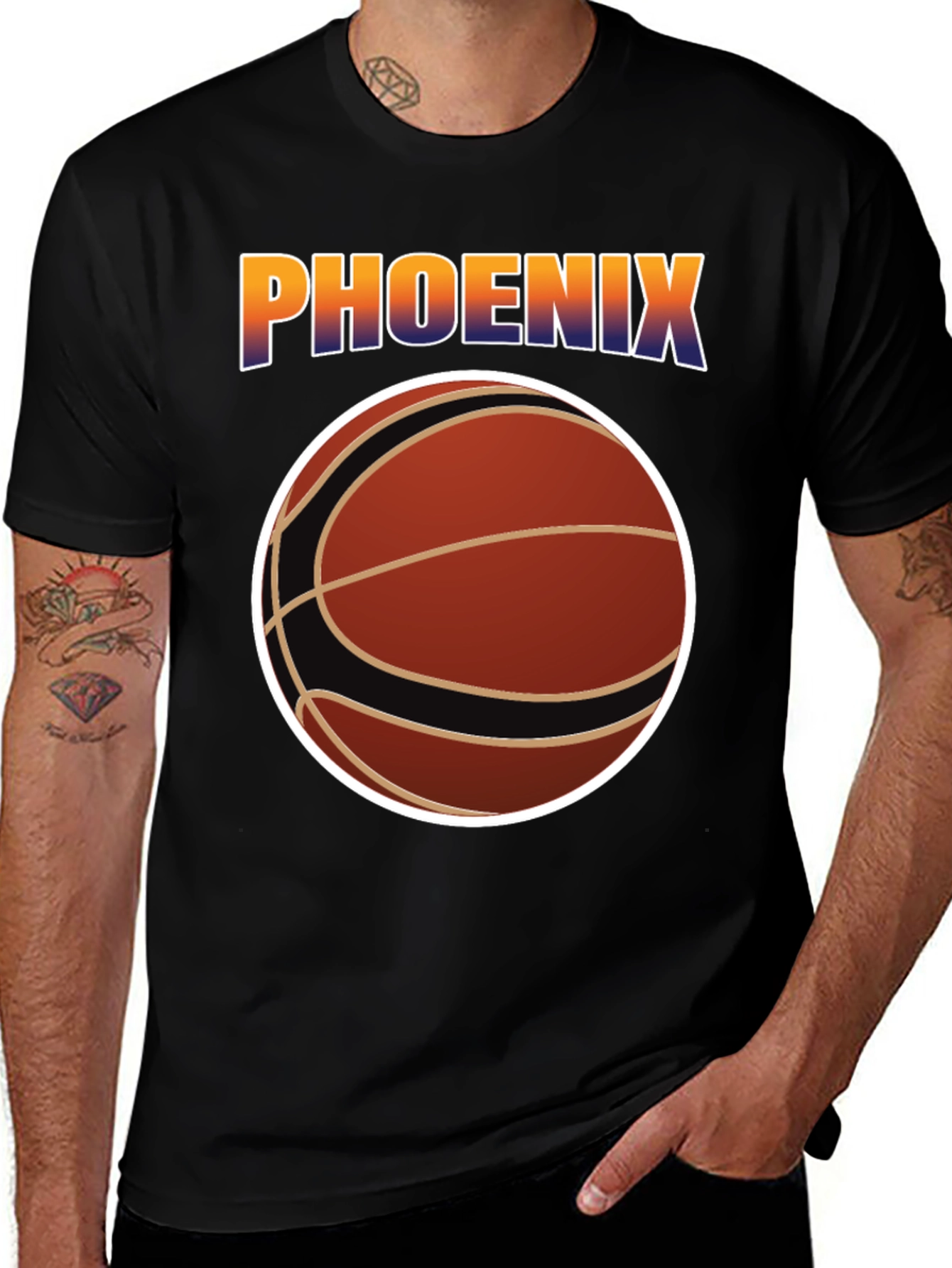 Phoenix Basketball T-Shirt - Sports Fan Apparel