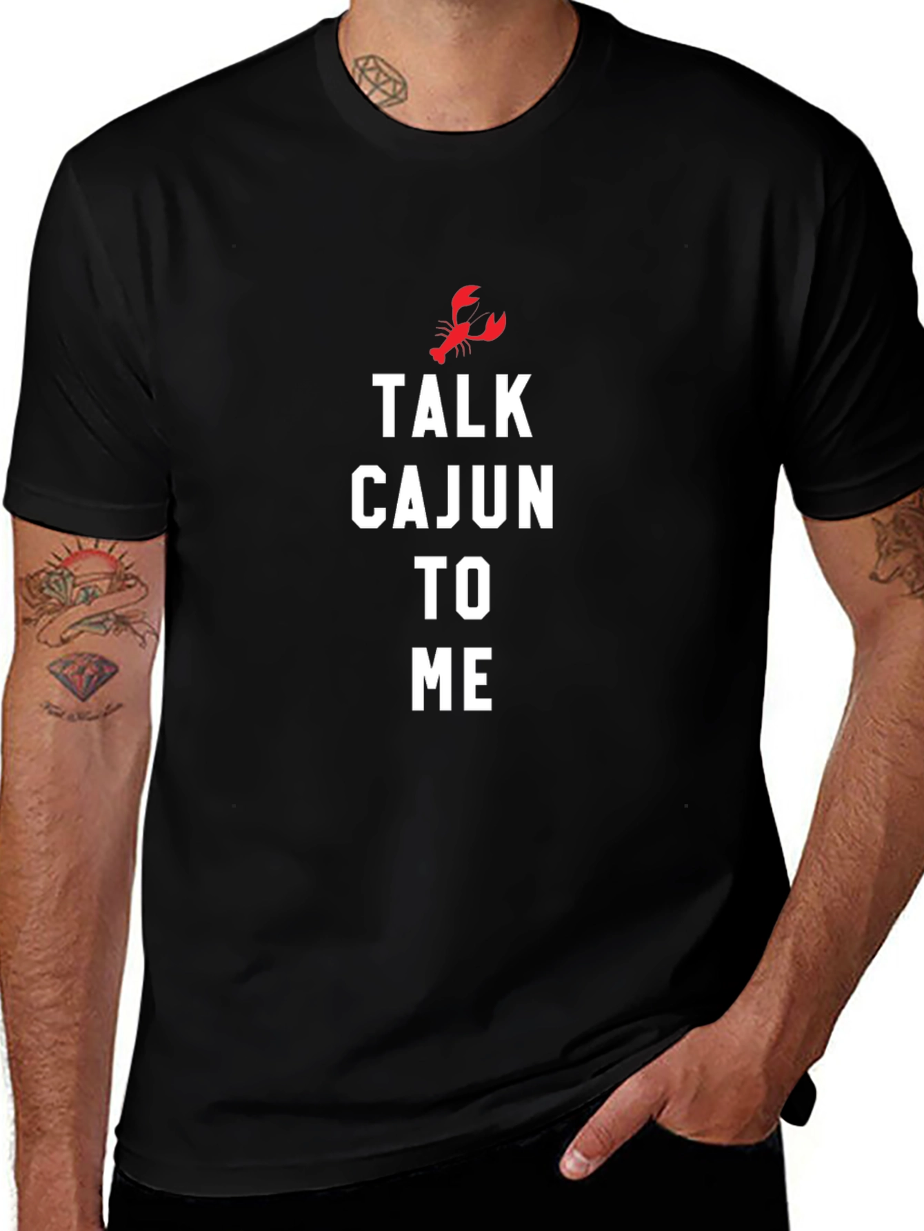 Talk Cajun To Me T-Shirt - Black