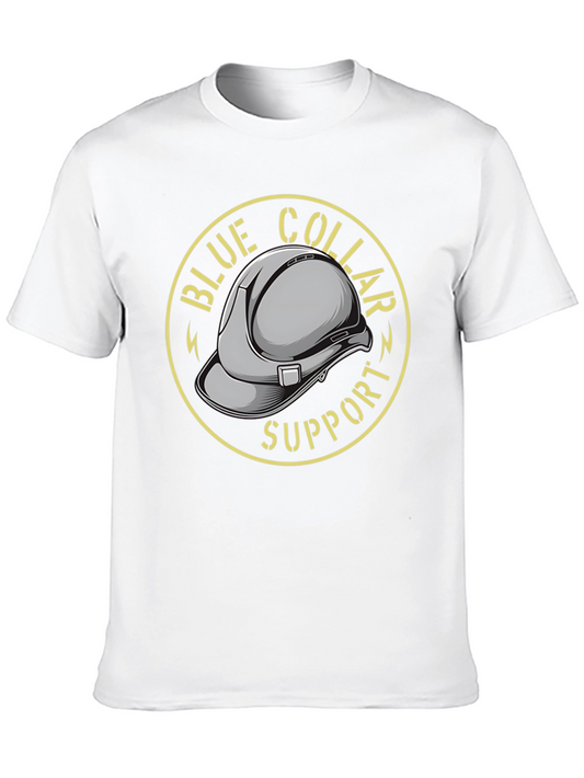 Blue Collar Support Graphic T-Shirt