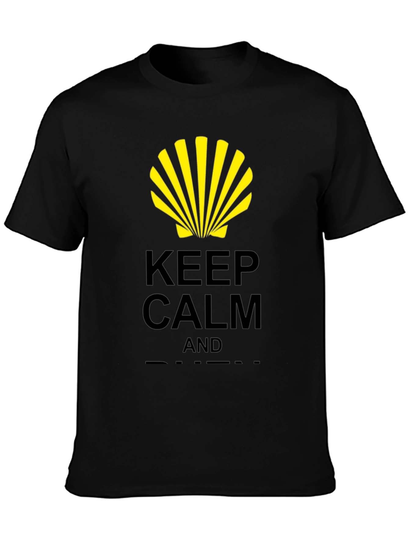 Keep Calm Shell Graphic T-Shirt
