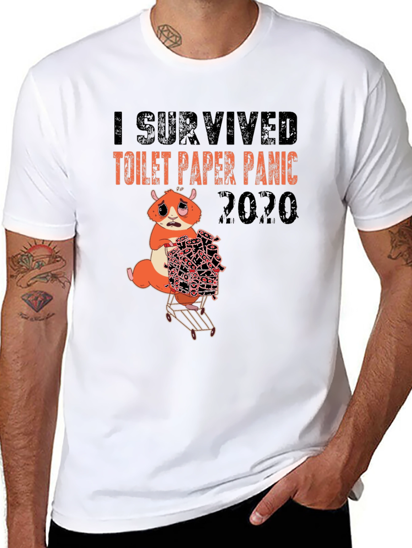 I Survived Toilet Paper Panic 2020 T-Shirt