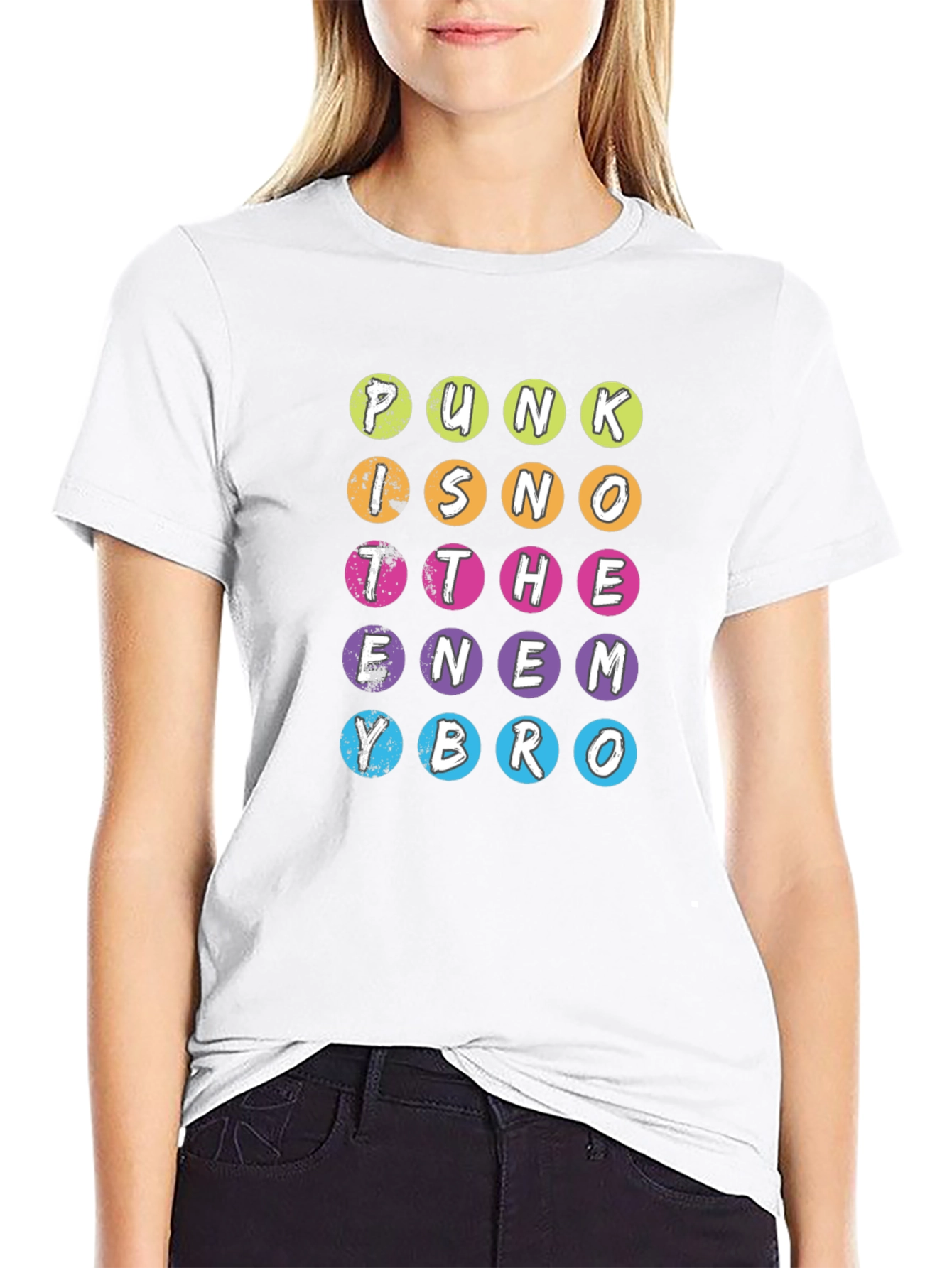 Punk Is Not The Enemy Bro Graphic Tee