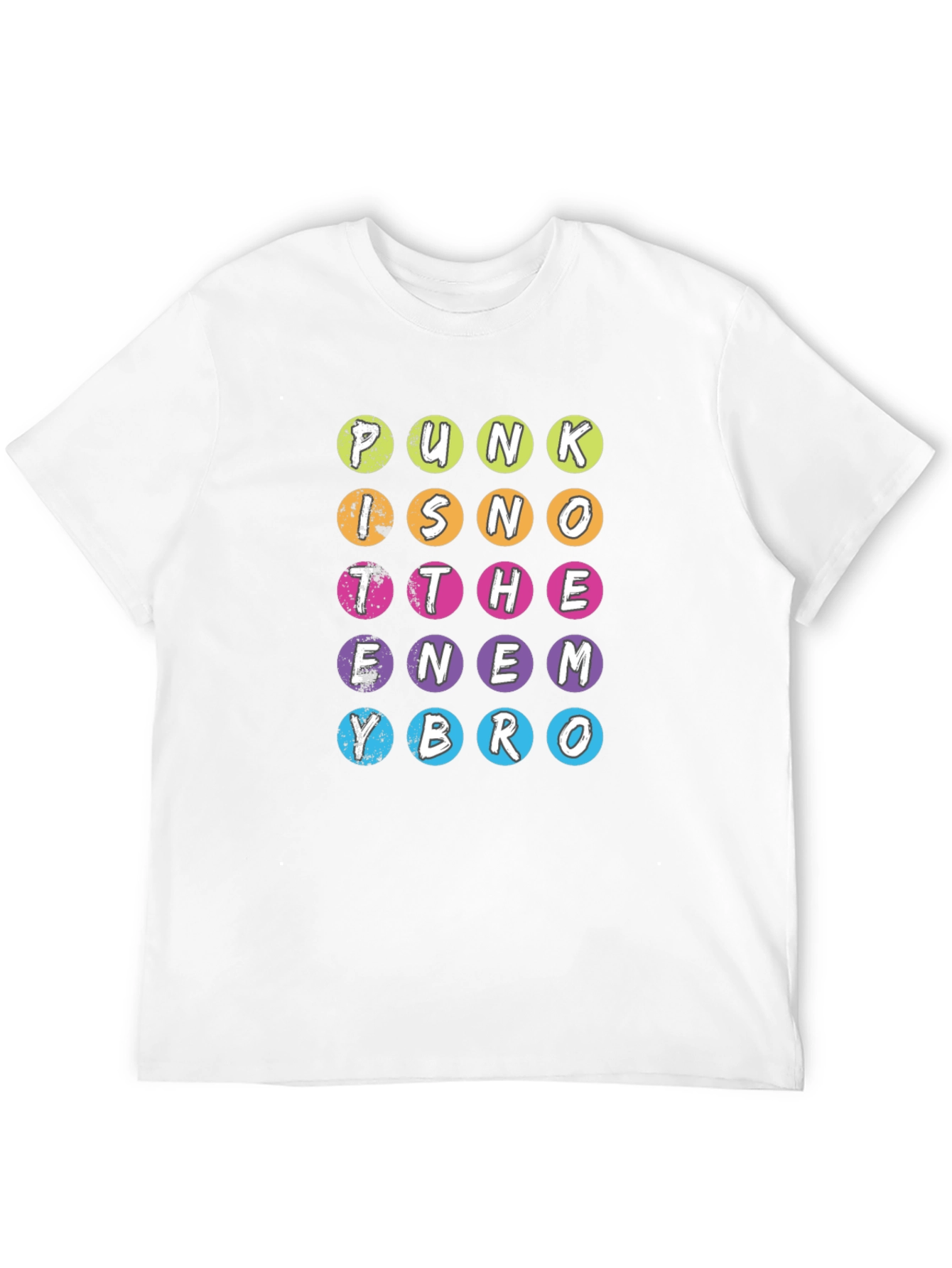 Punk Is Not The Enemy Bro Graphic Tee