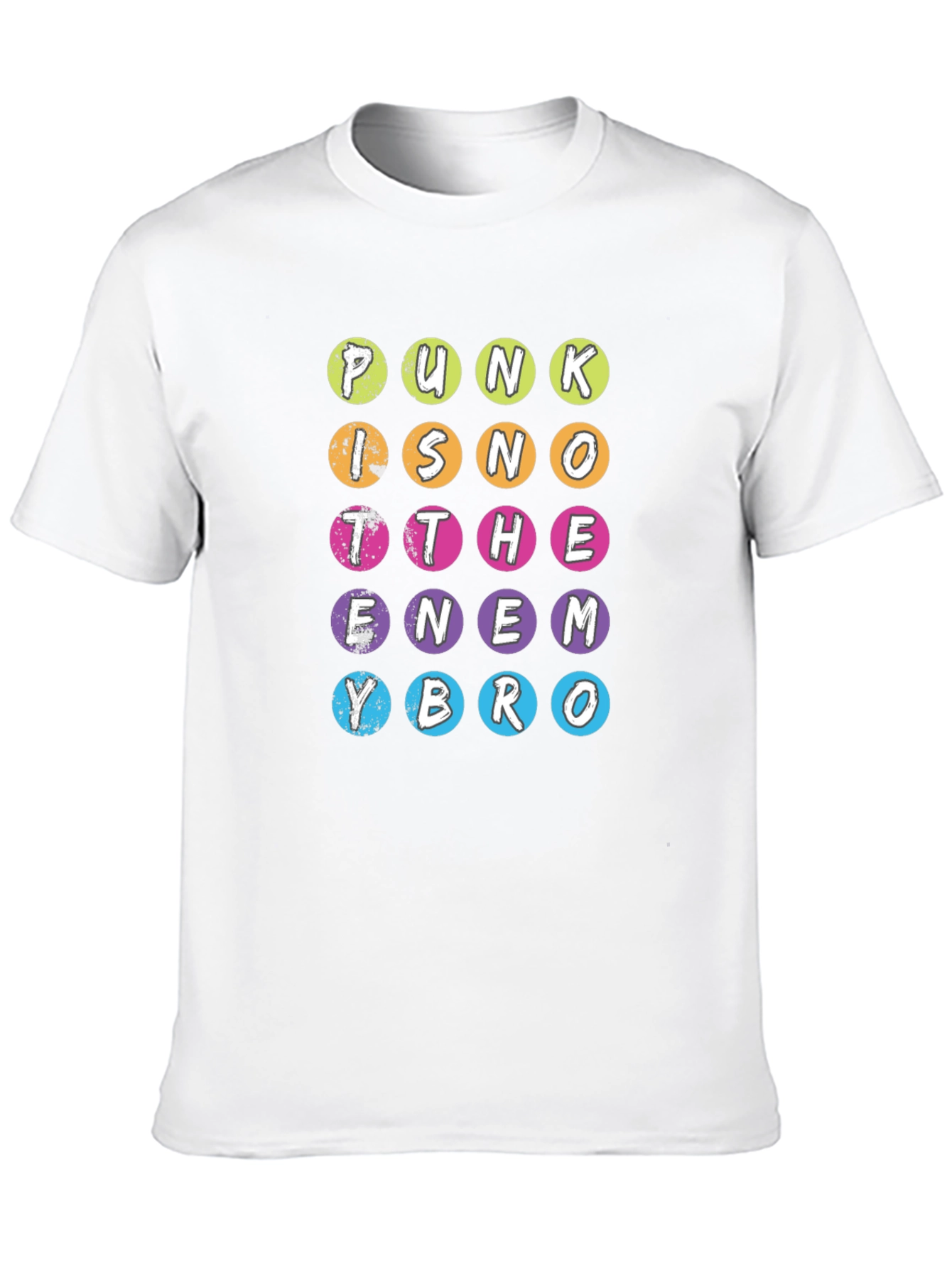 Punk Is Not The Enemy Bro Graphic Tee