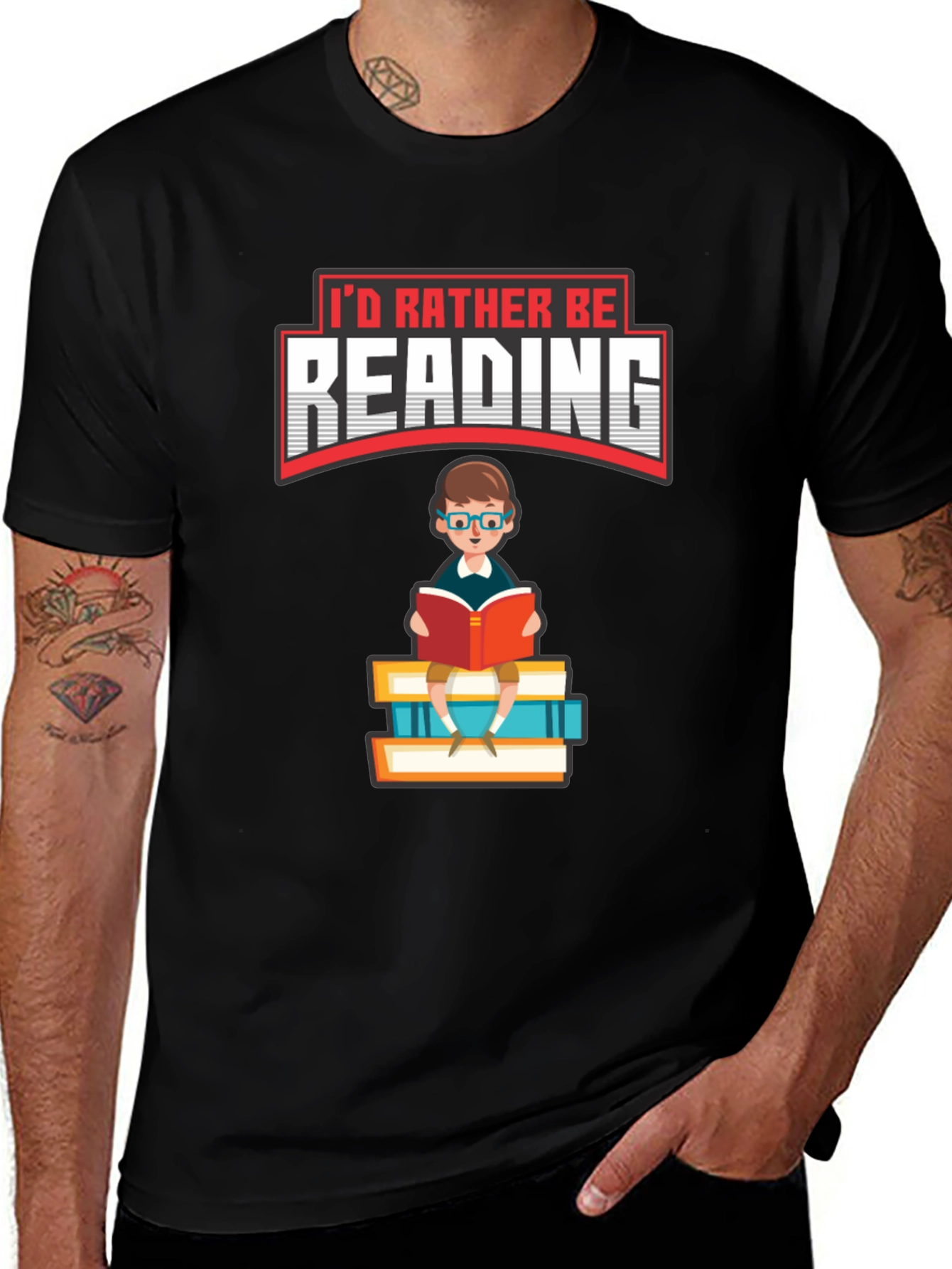 Id Rather Be Reading T-Shirt