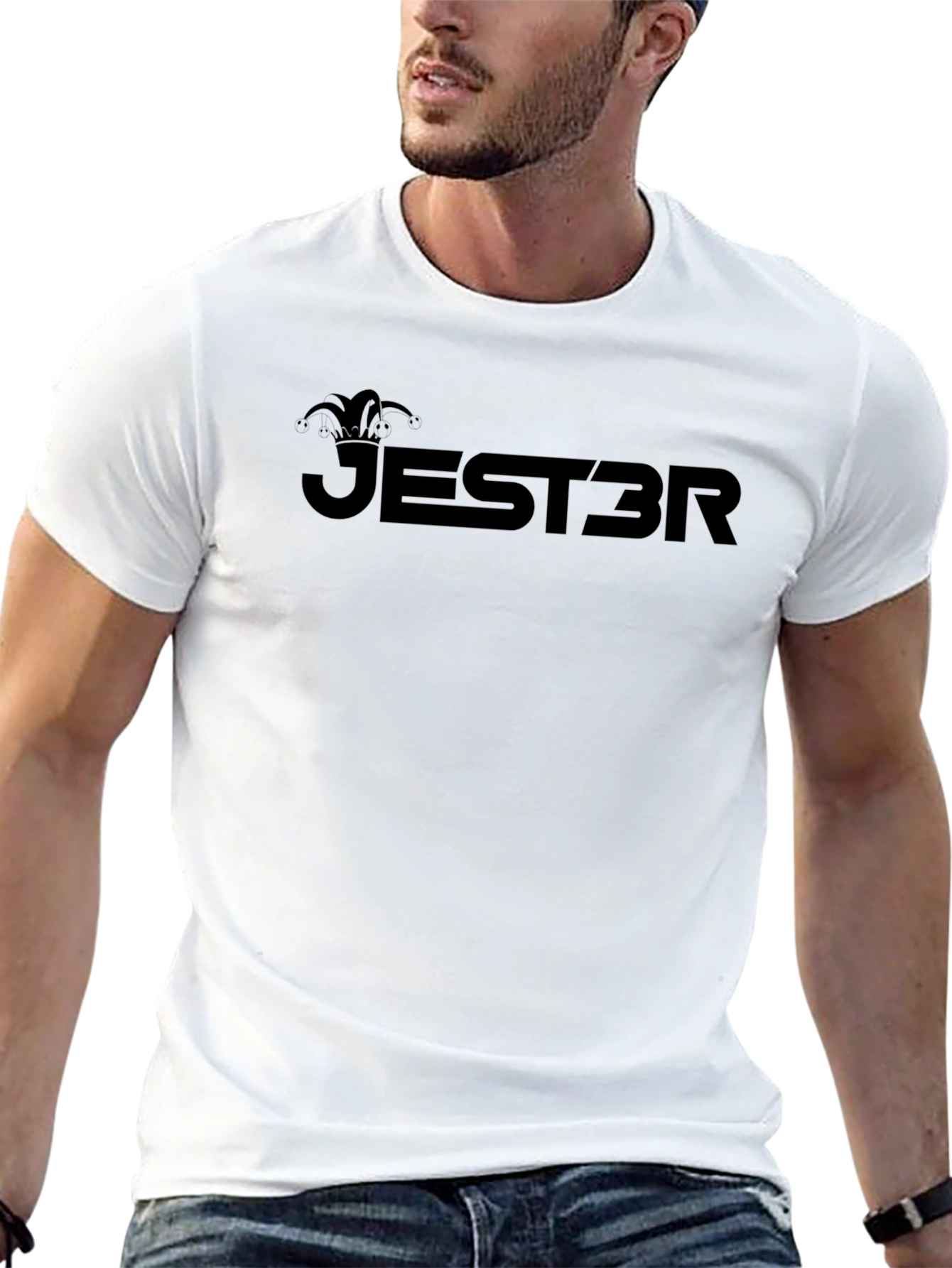 Jest3r Black T-Shirt - Mens Graphic Tee