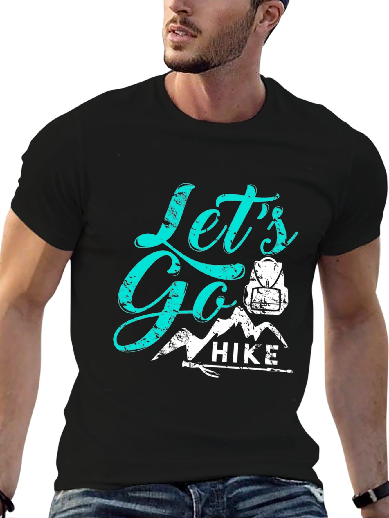 Lets Go Hike Graphic Tee - Adventure Awaits!