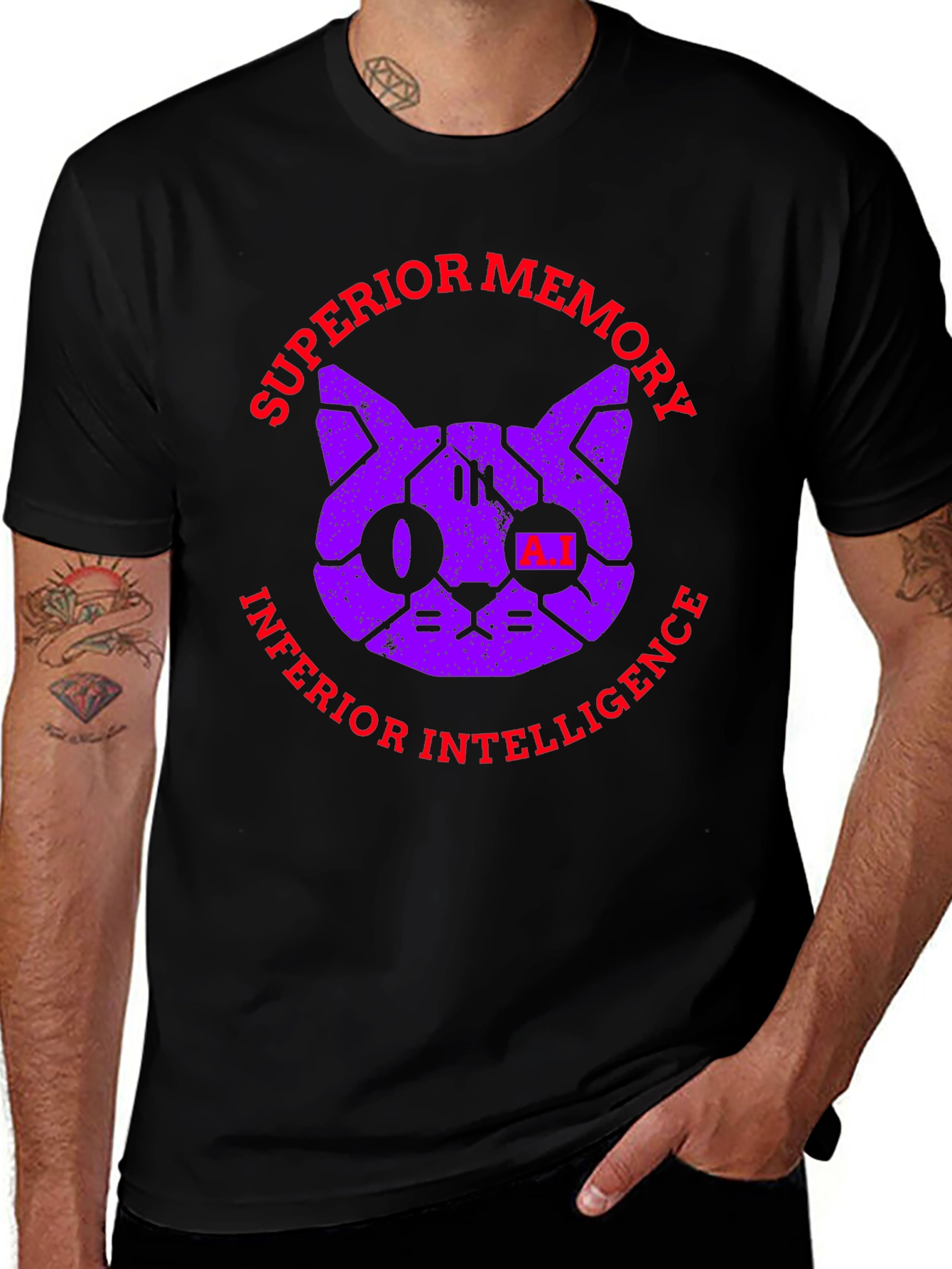 Superior Memory Inferior Intelligence Graphic T-Shirt