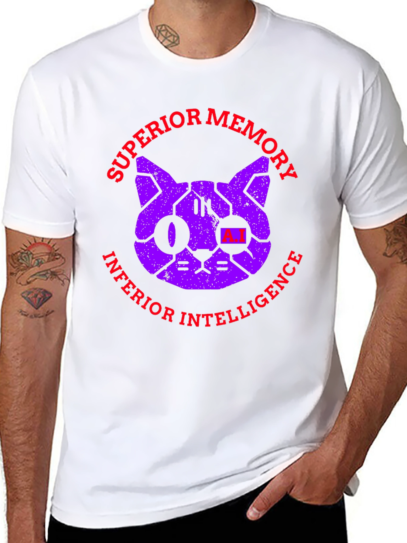 Superior Memory Inferior Intelligence Graphic T-Shirt