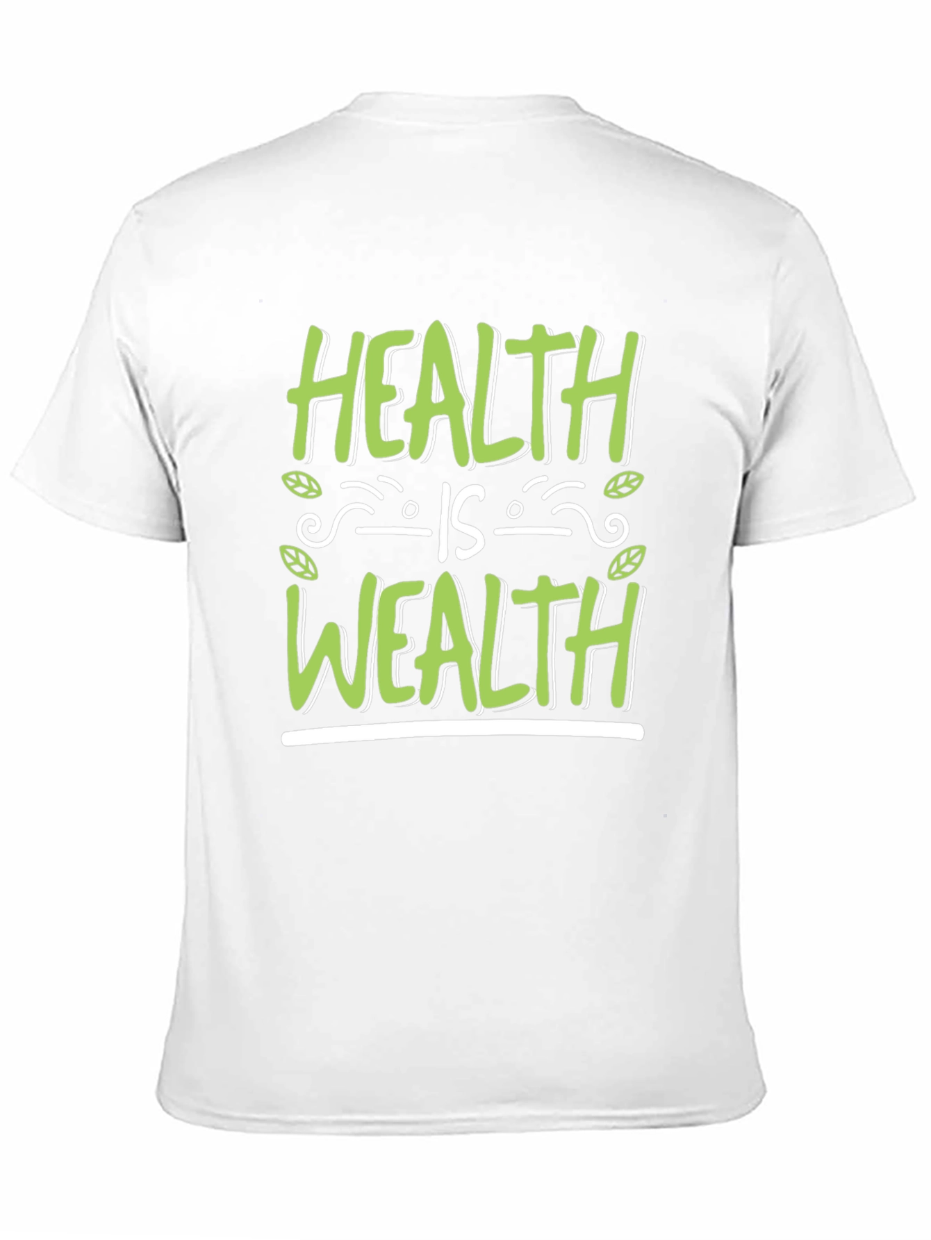 Health is Wealth Graphic Tee - Wellness T-Shirt