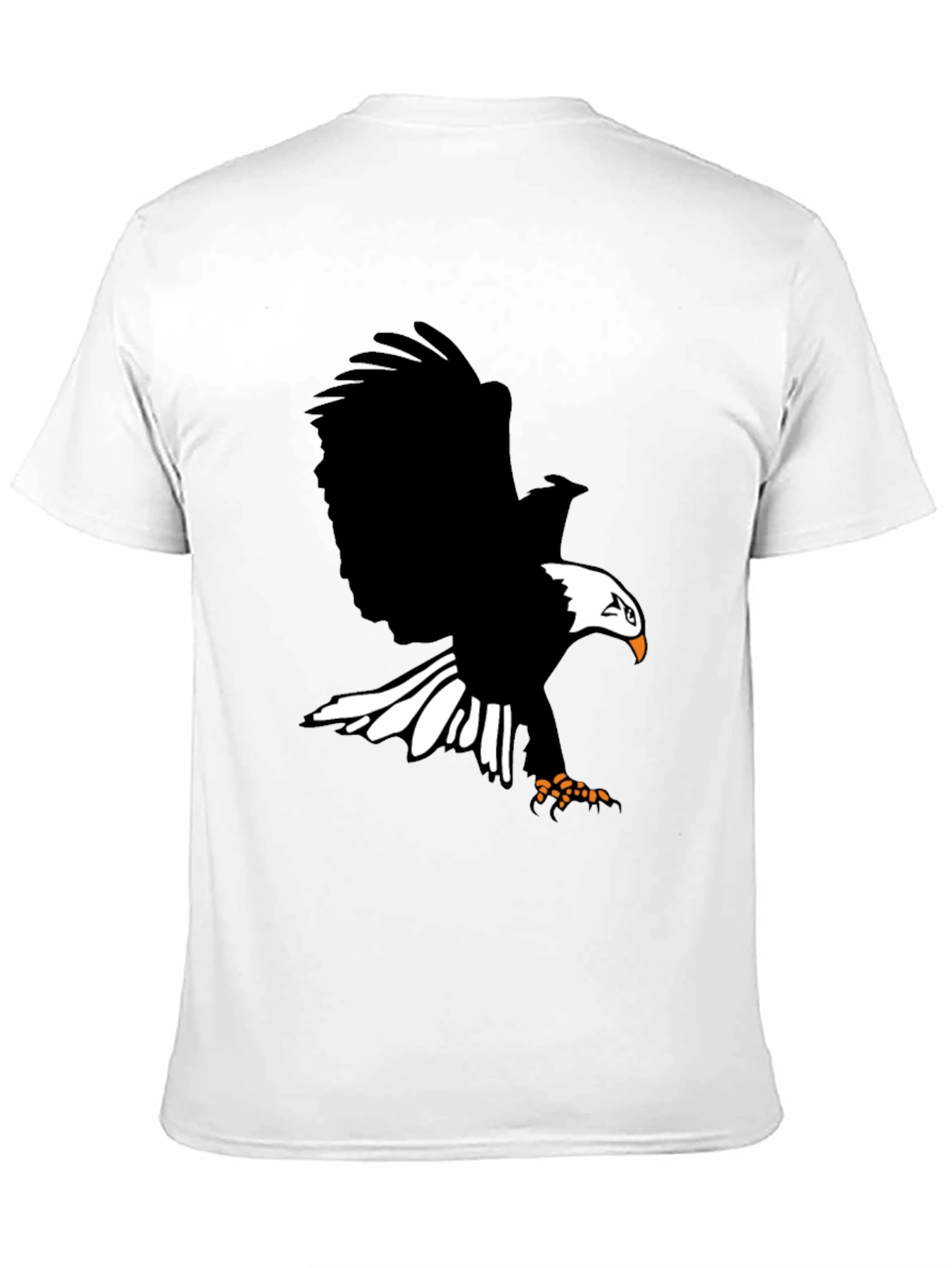Eagle Graphic Print T-Shirt - Bold Black Tee