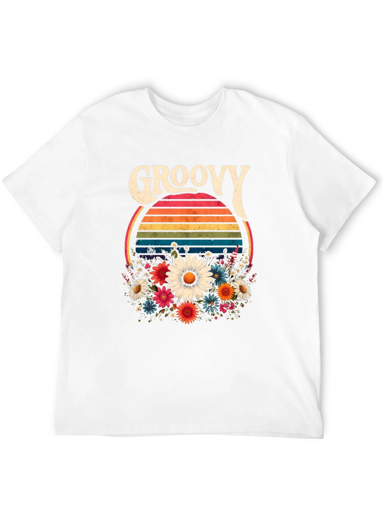 Groovy Floral T-Shirt - Retro Style