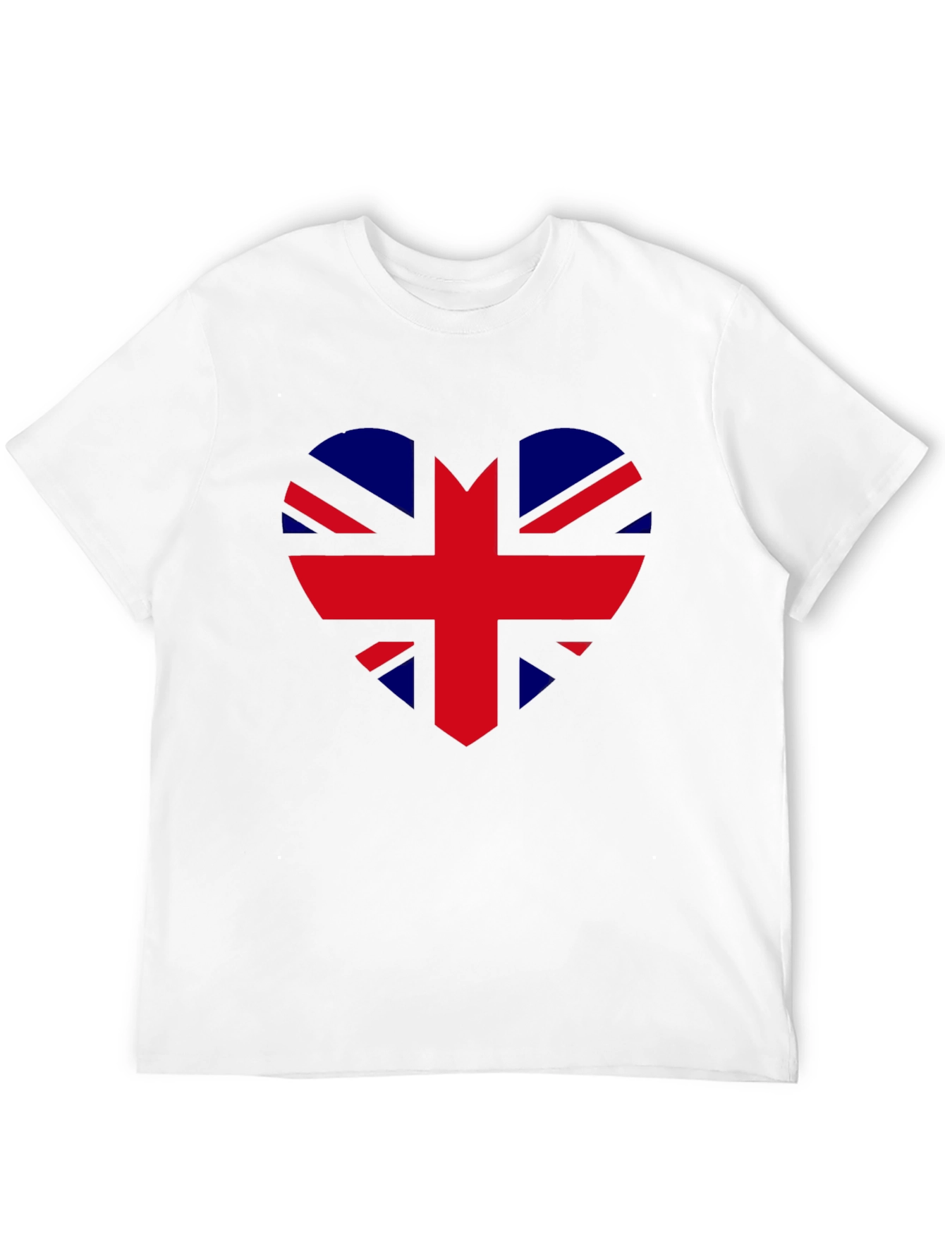 Union Jack Heart Graphic Tee - Black