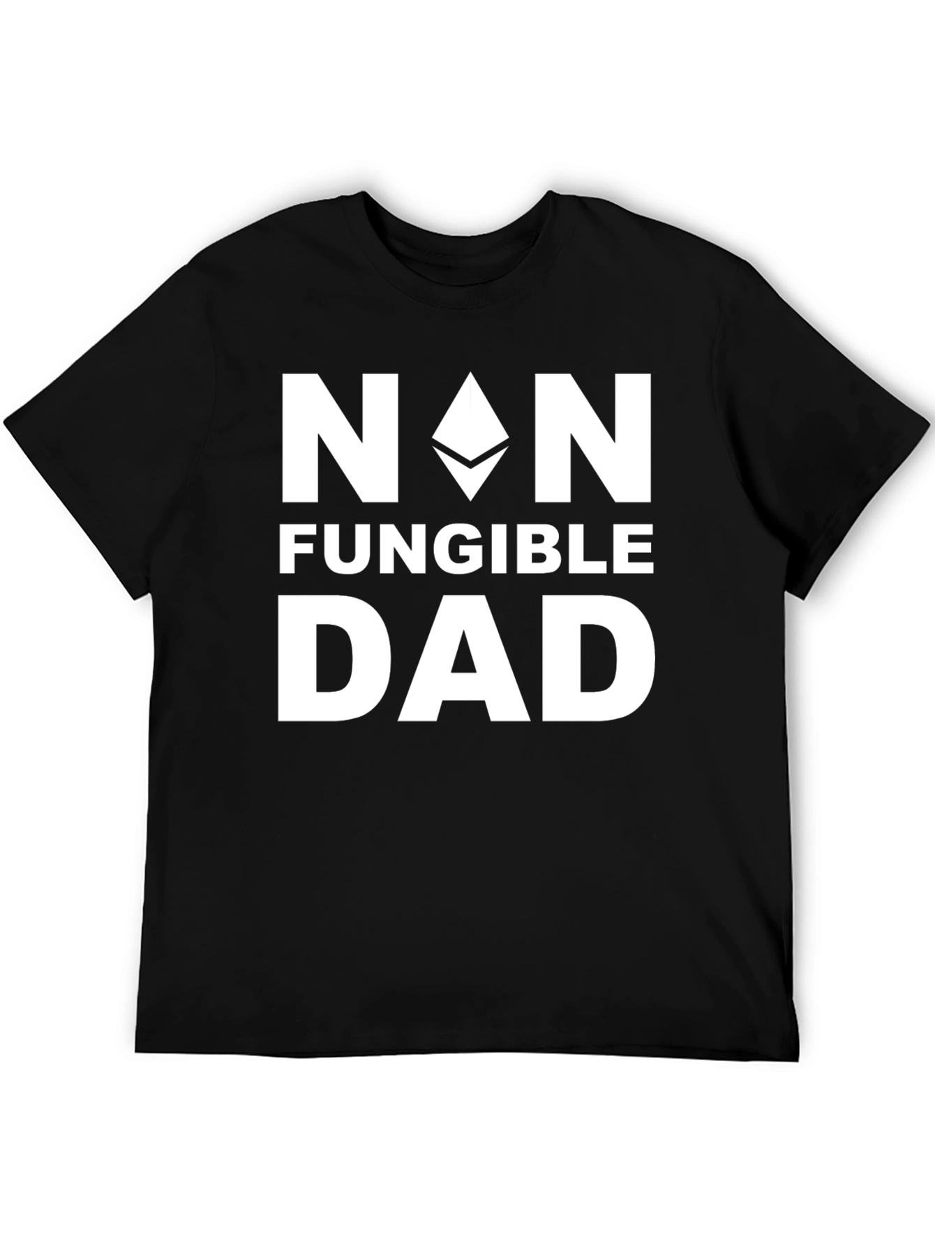 Non-Fungible Dad Black T-Shirt