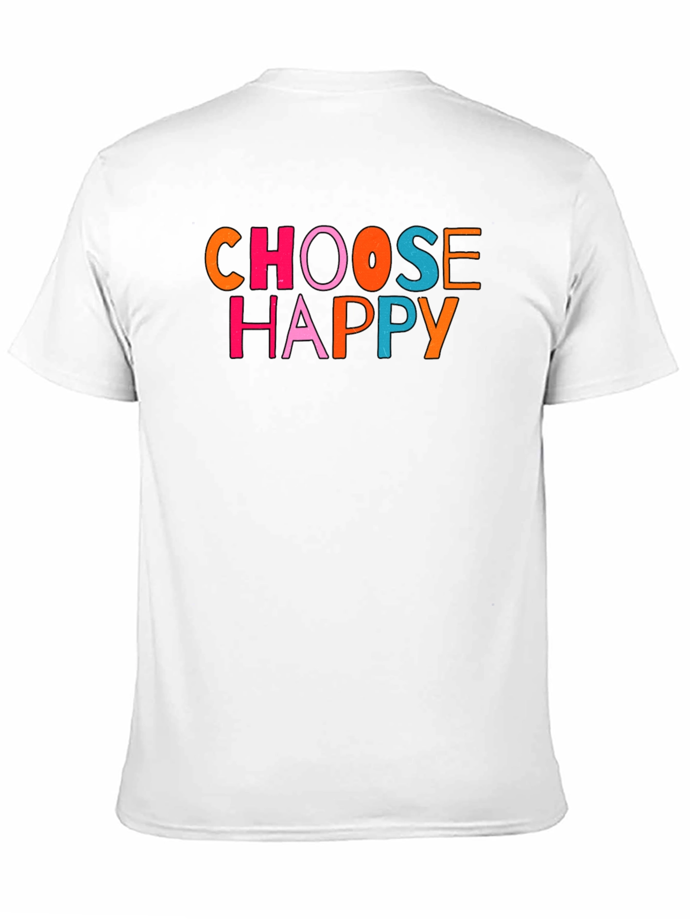Choose Happy Graphic Tee - Black