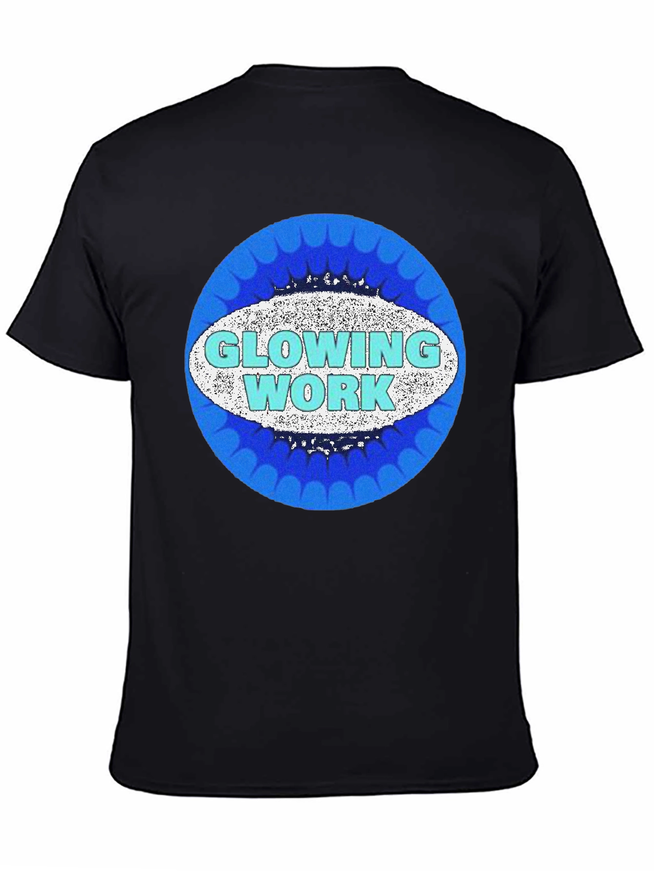 Glowing Work Crew Neck T-Shirt