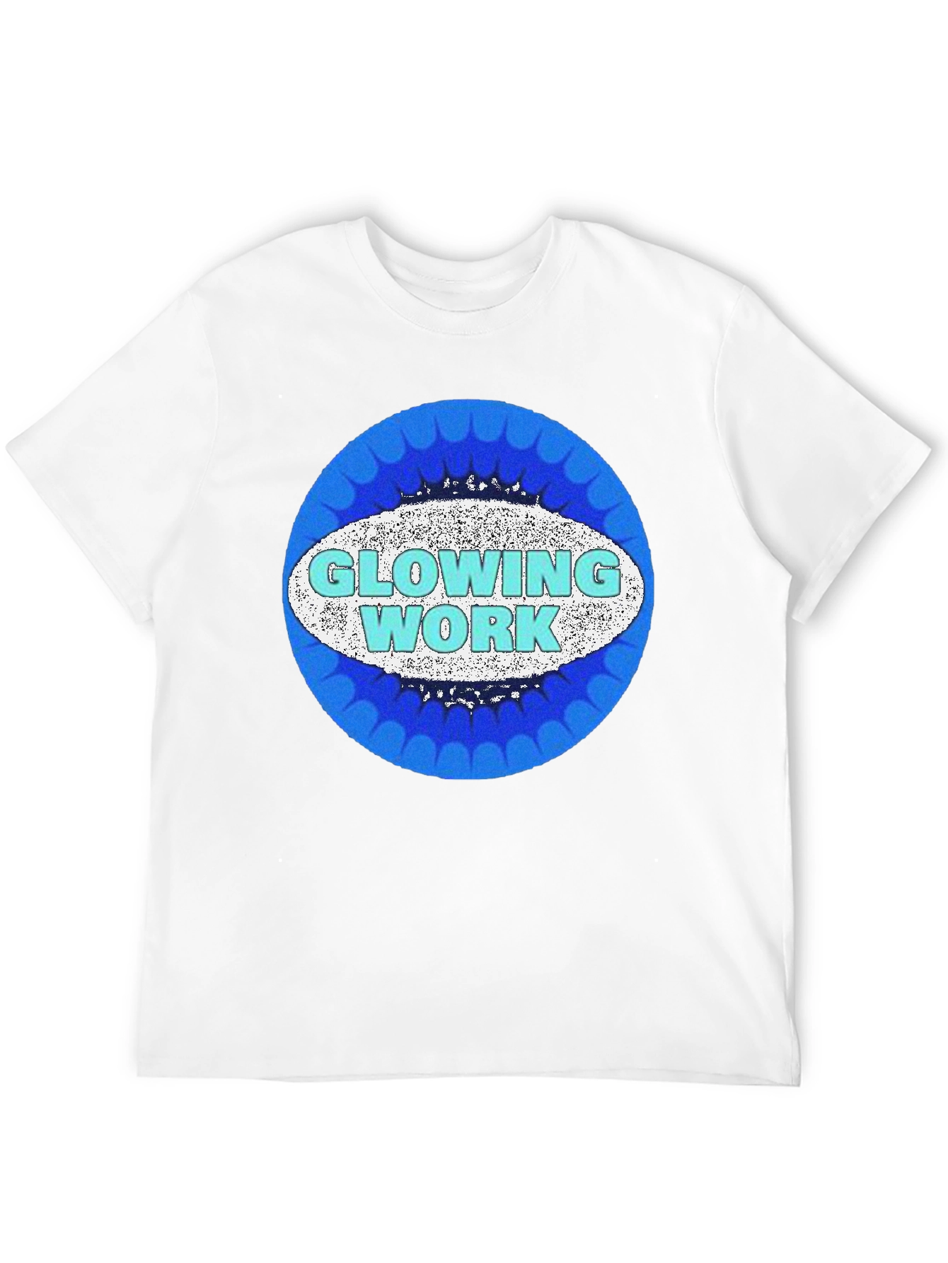 Glowing Work Crew Neck T-Shirt