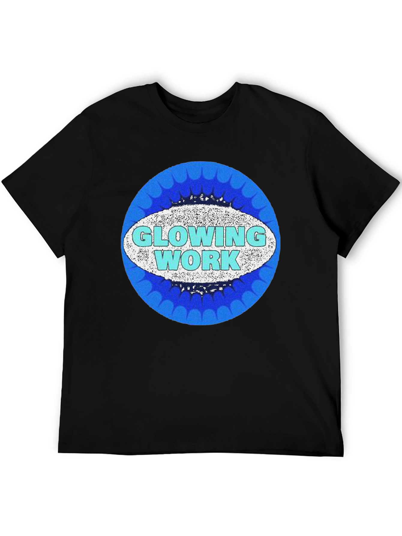 Glowing Work Crew Neck T-Shirt