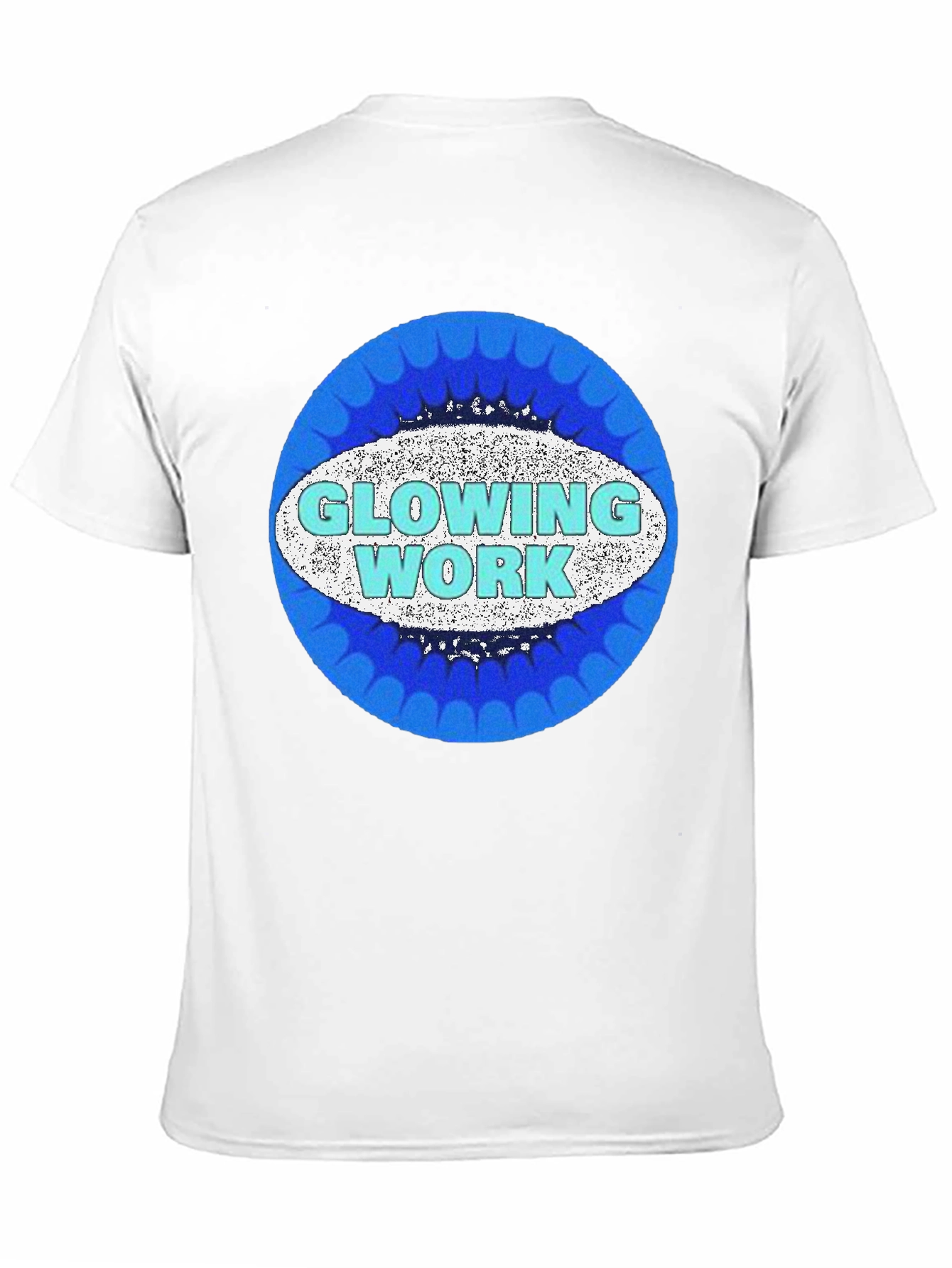 Glowing Work Crew Neck T-Shirt