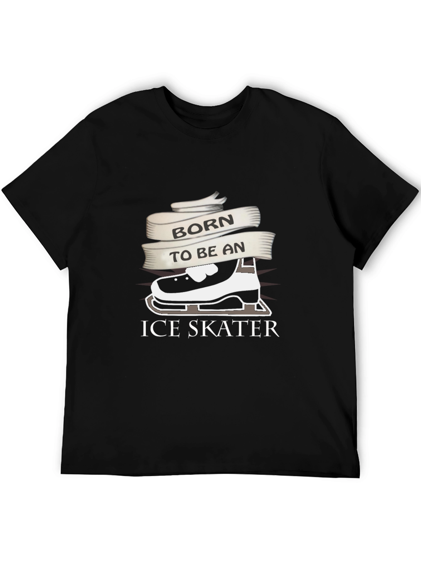 Ice Skater Graphic Tee - Born to Skate!