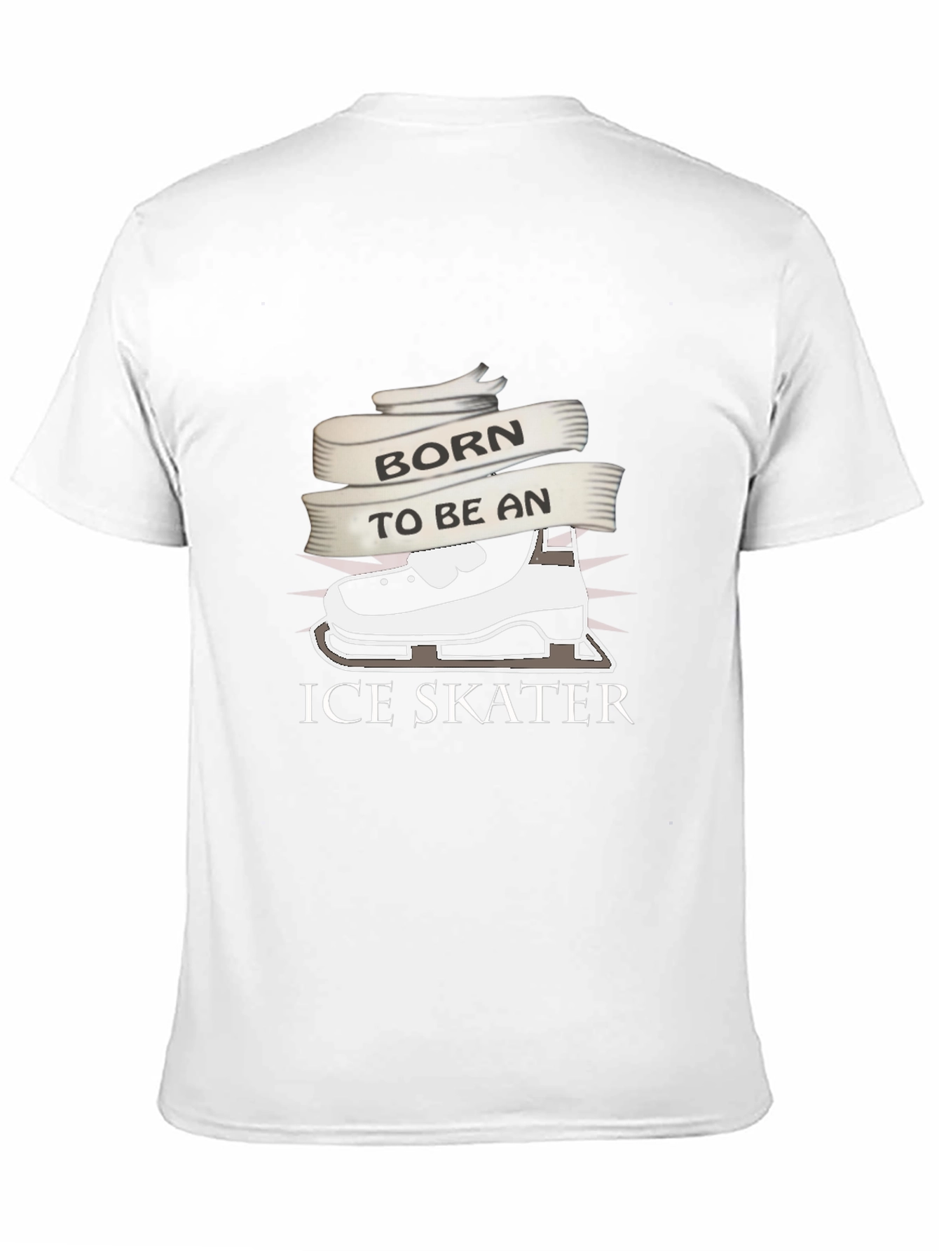 Ice Skater Graphic Tee - Born to Skate!
