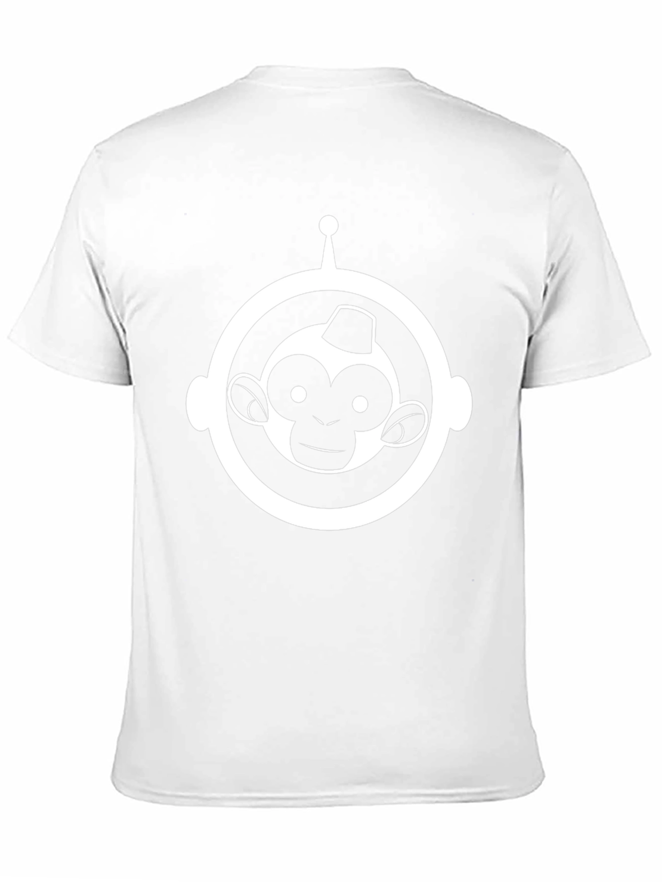 Astronaut Monkey Black T-Shirt