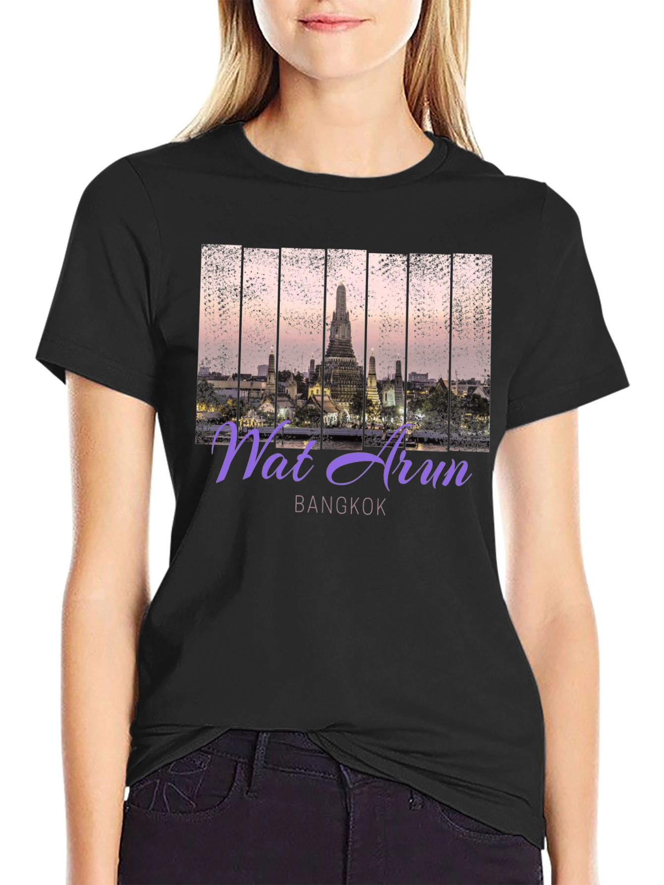 Wat Arun Bangkok Graphic T-Shirt