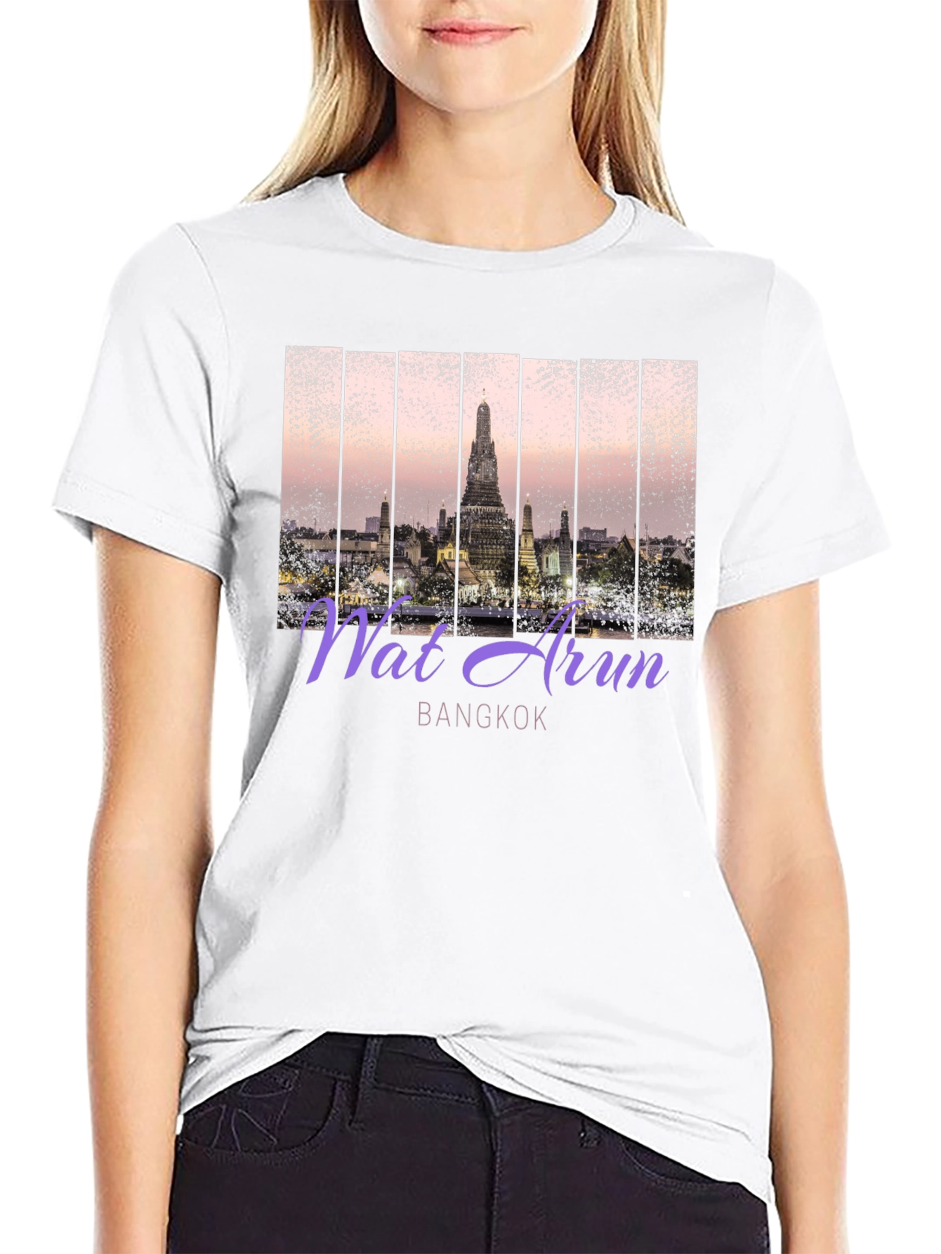 Wat Arun Bangkok Graphic T-Shirt