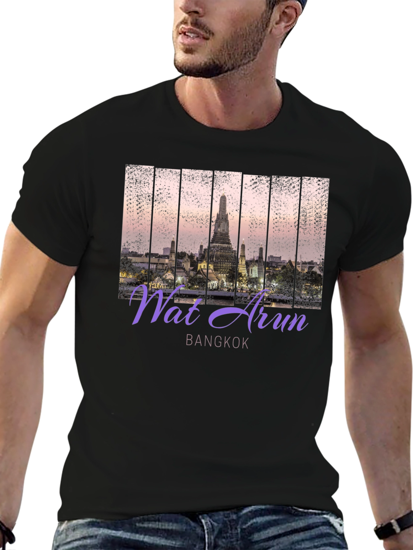 Wat Arun Bangkok Graphic T-Shirt