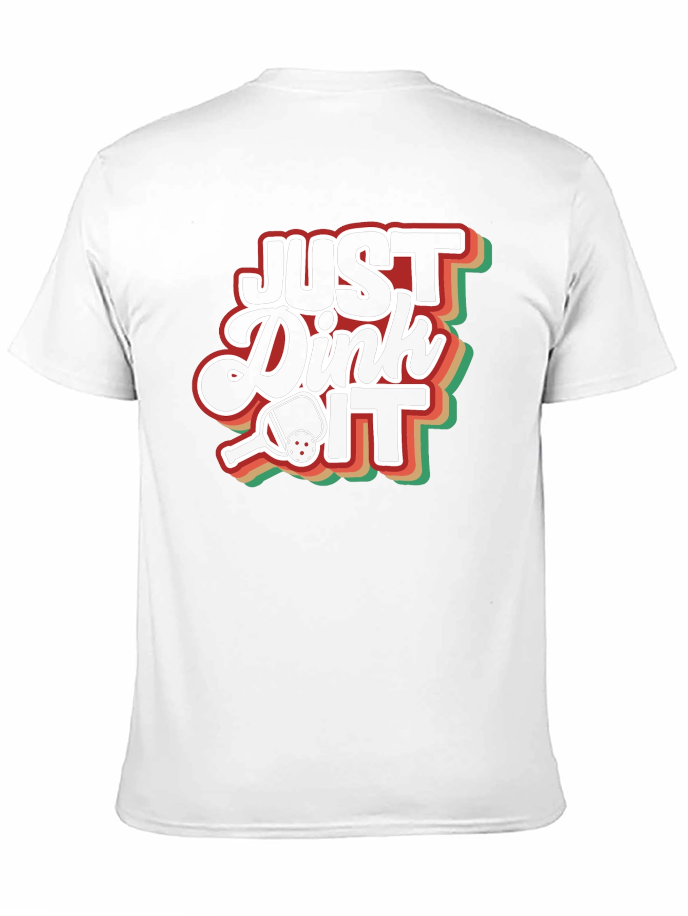 Just Dink It T-Shirt - Pickleball Retro Design
