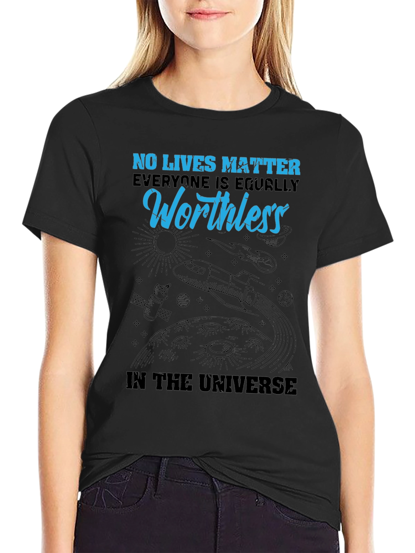 Worthless in the Universe Graphic T-Shirt