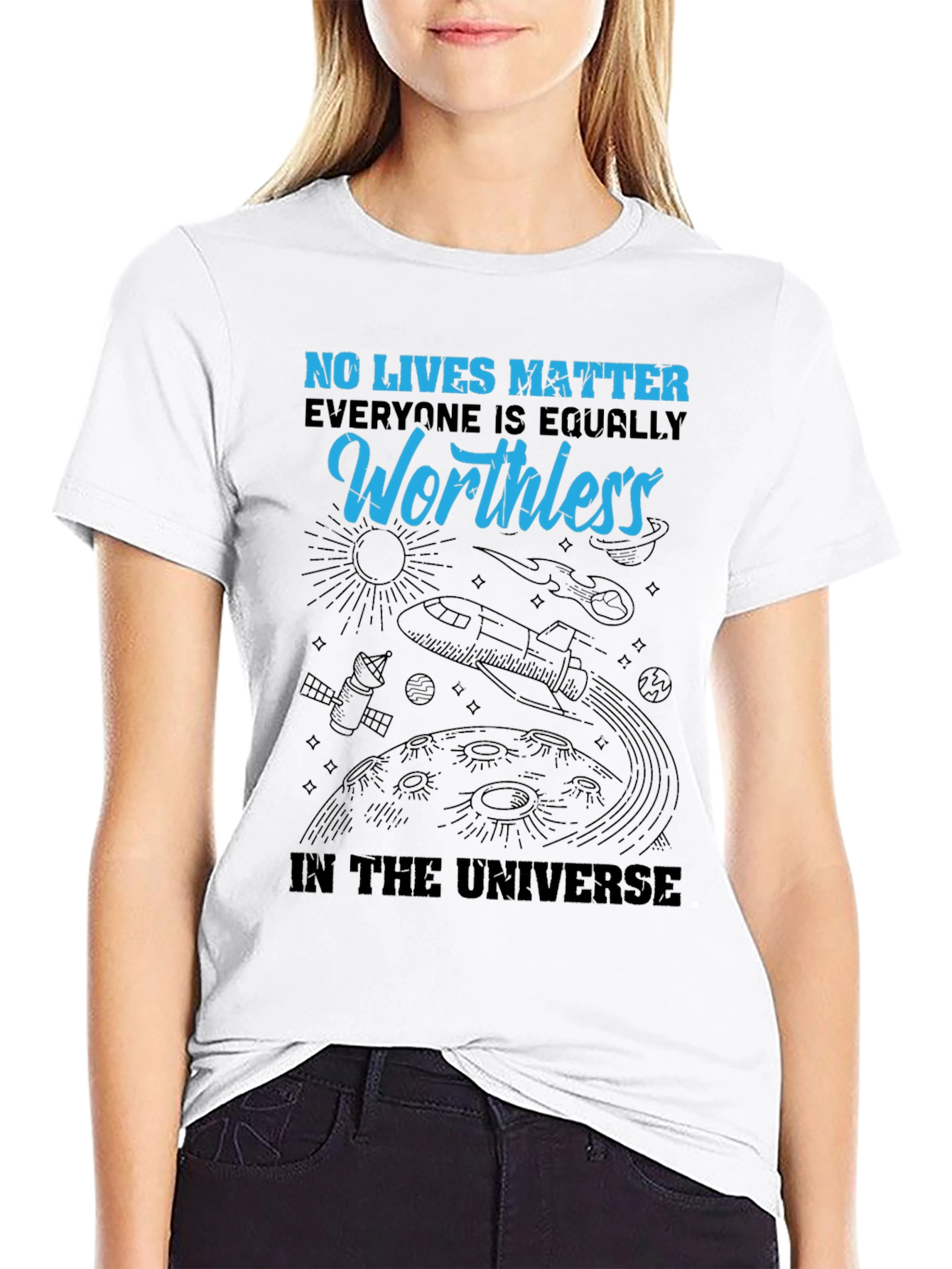Worthless in the Universe Graphic T-Shirt