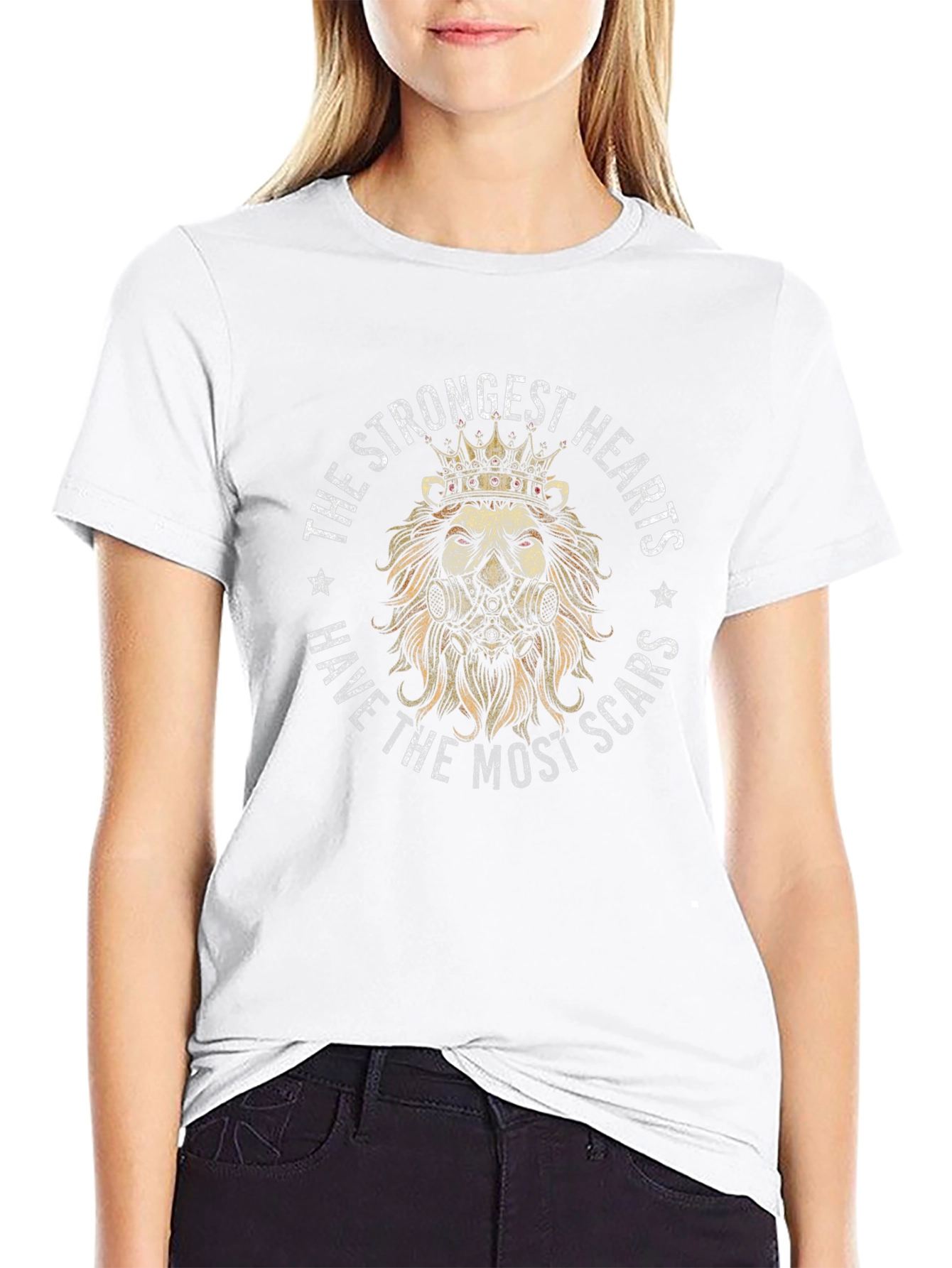 Strongest Hearts Graphic Tee - Black