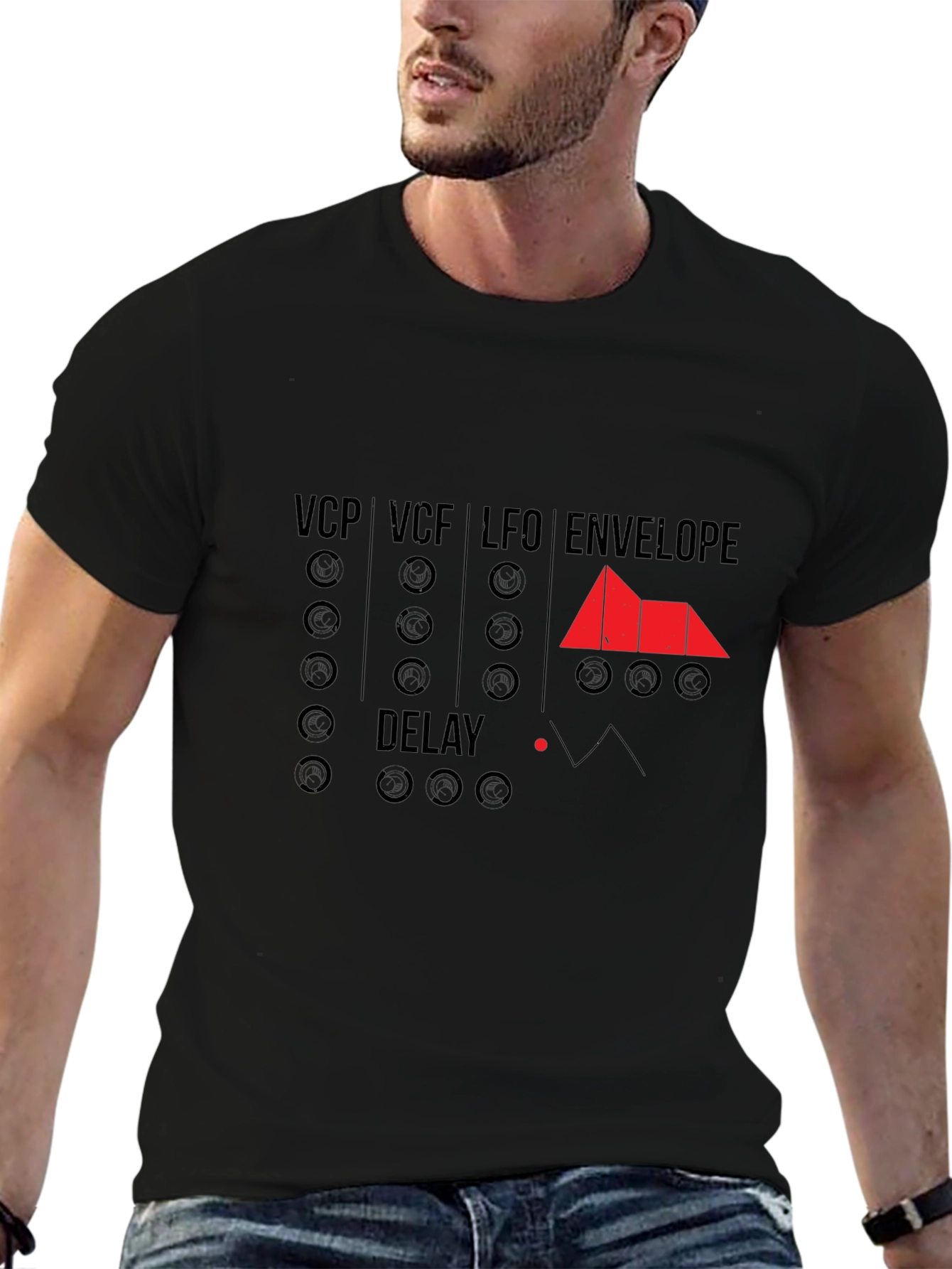Synthesizer Graphic T-Shirt - Musician Apparel