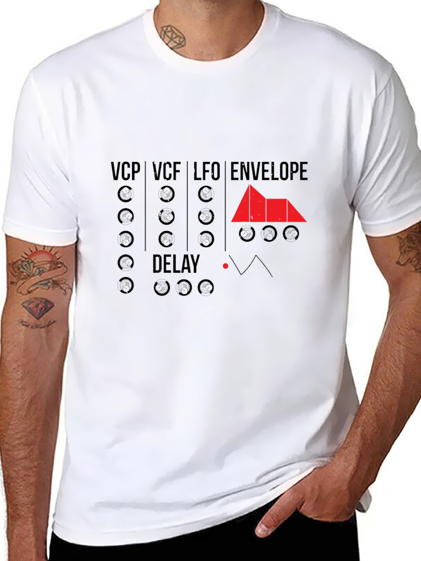 Synthesizer Graphic T-Shirt - Musician Apparel