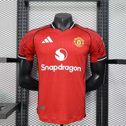 2025-26 Manchester City Red Home Player Edition Jersey - Men