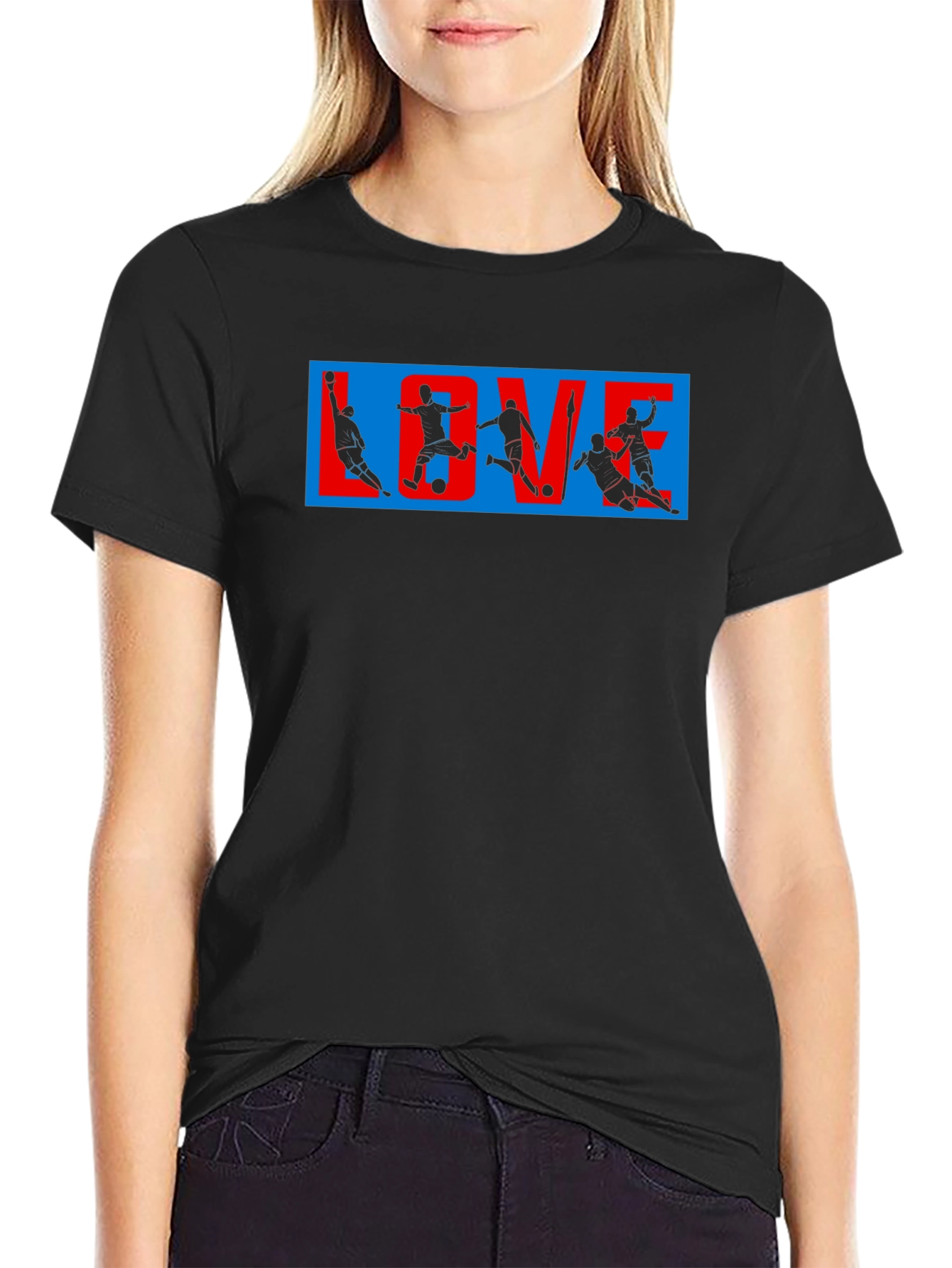 LOVE Soccer Graphic T-Shirt | Sports Fan Tee