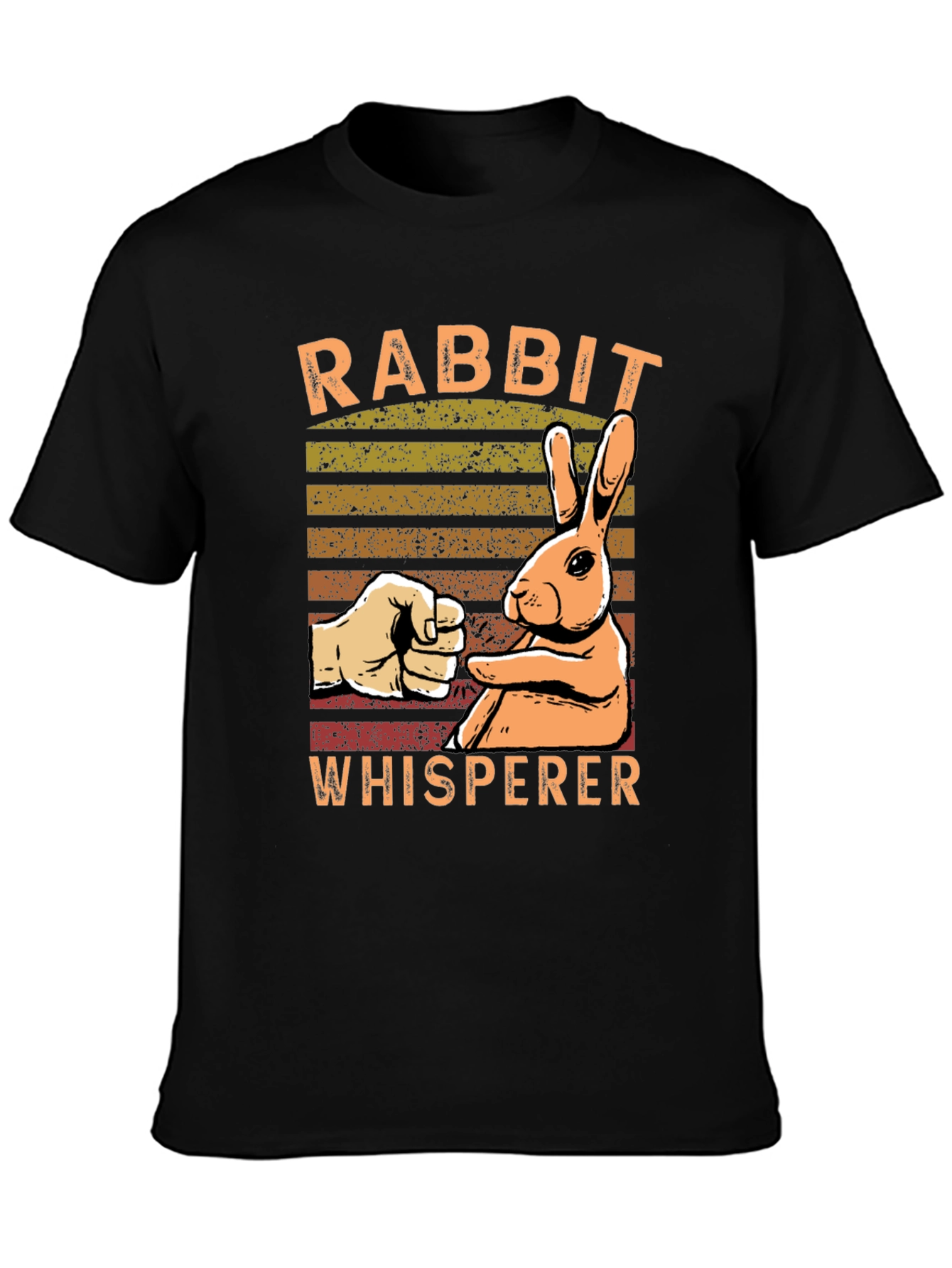 Rabbit Whisperer Graphic T-Shirt - Unisex Cotton Tee