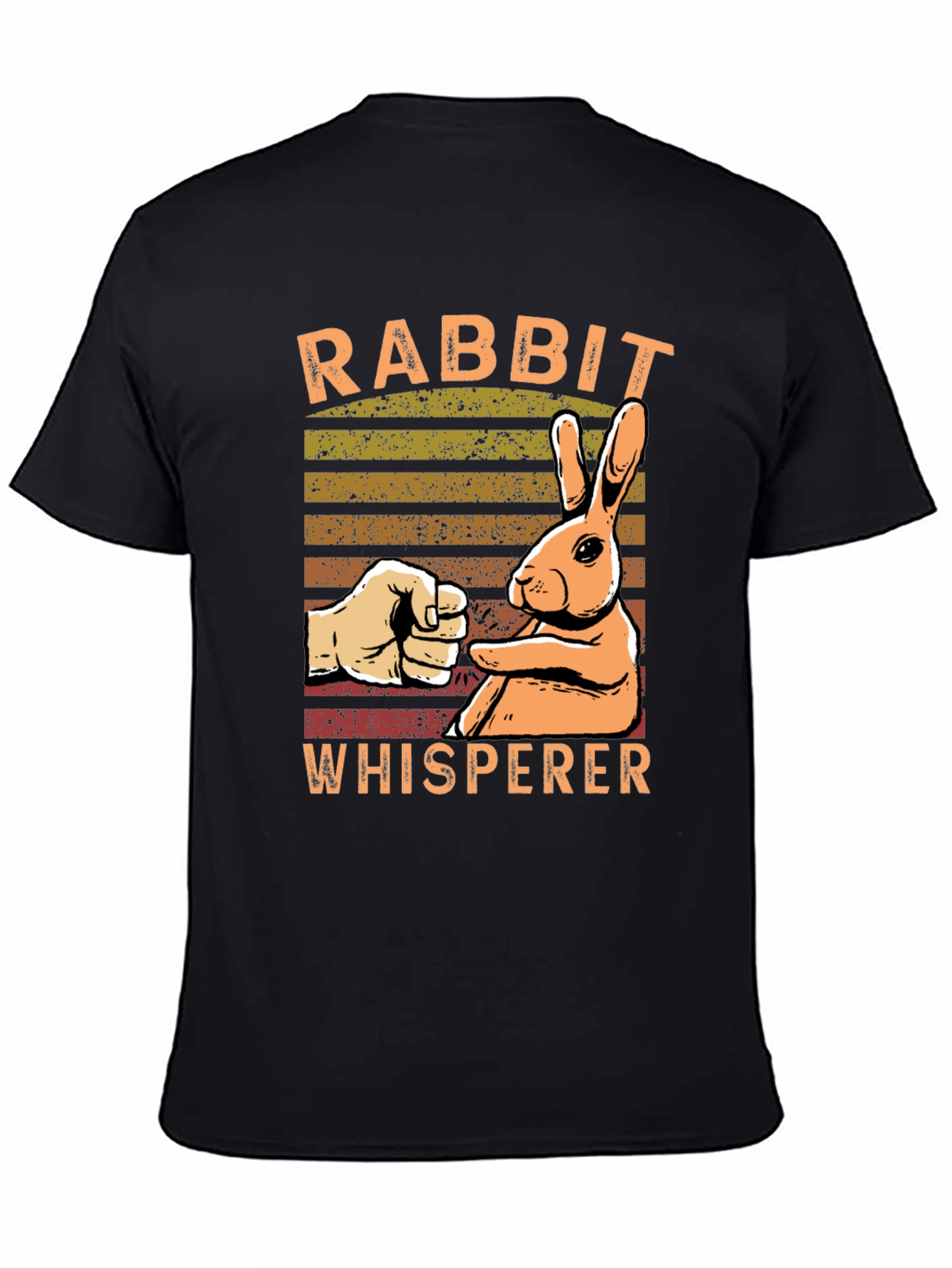 Rabbit Whisperer Graphic T-Shirt - Unisex Cotton Tee
