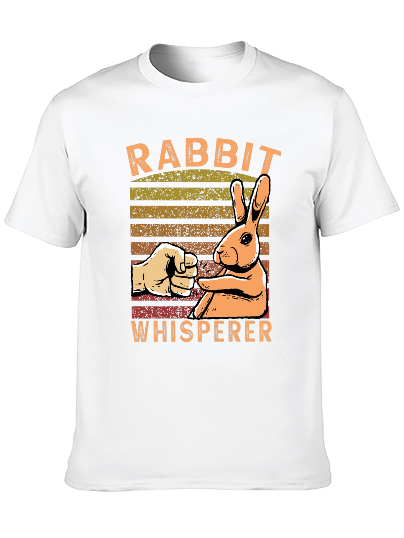 Rabbit Whisperer Graphic T-Shirt - Unisex Cotton Tee