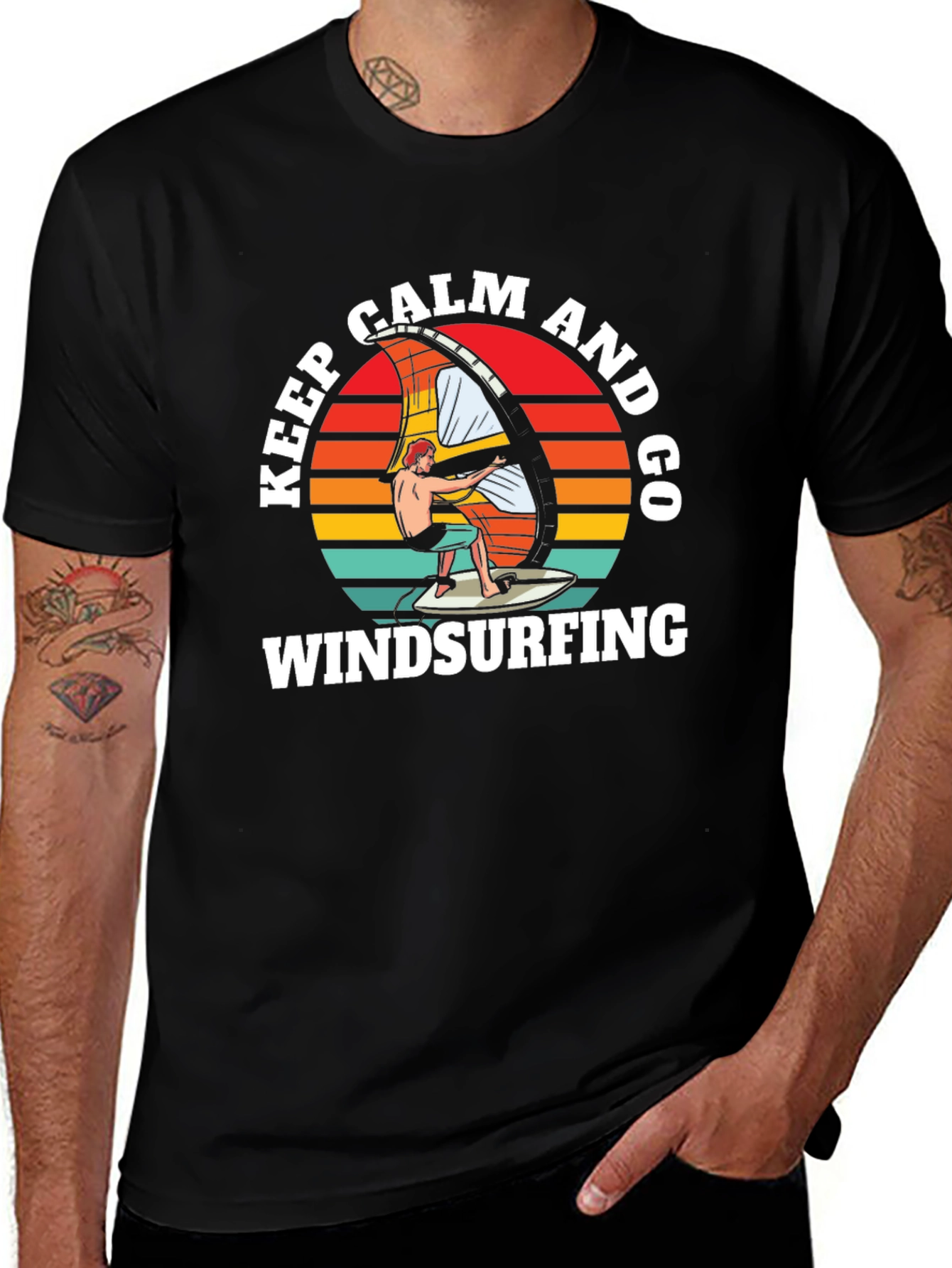 Keep Calm Windsurfing T-Shirt