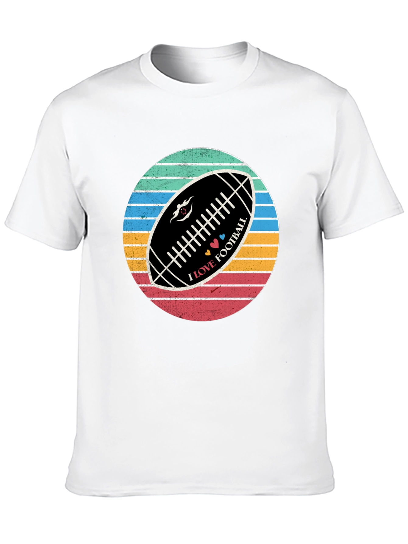 I Love Football Graphic Tee