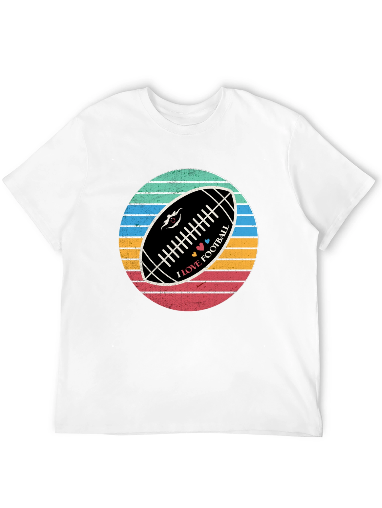 I Love Football Graphic Tee