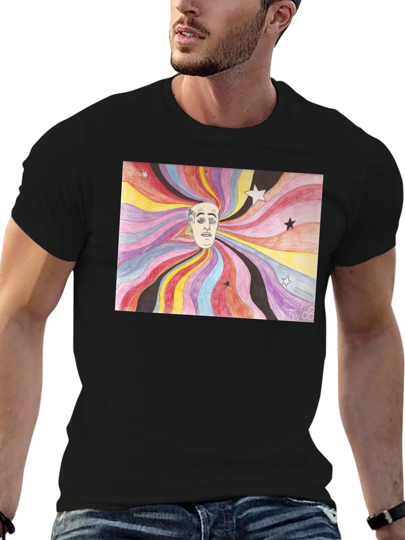 Psychedelic Mindscape Graphic Tee